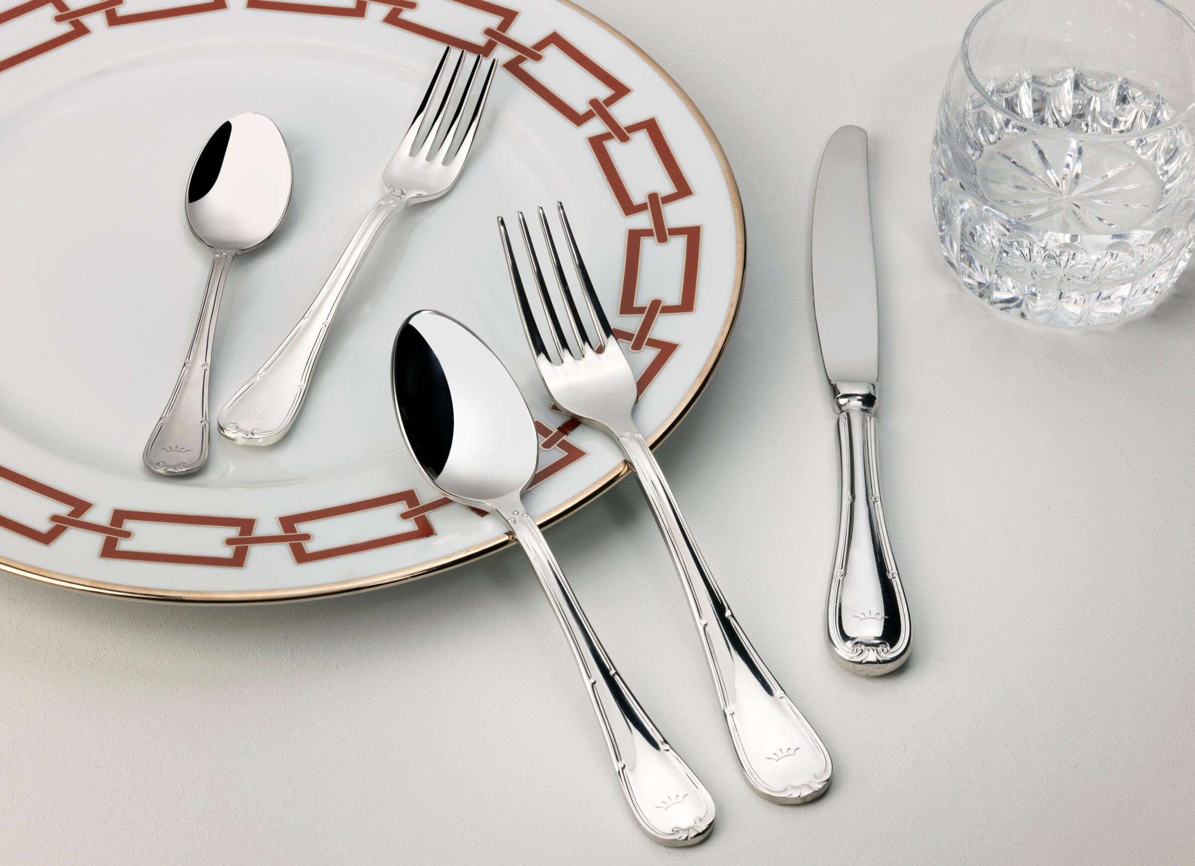 Servizio Posate 50 Pezzi Couzon Dune: Acciaio Inox Lavastoviglie, Design Moderno (Argento)