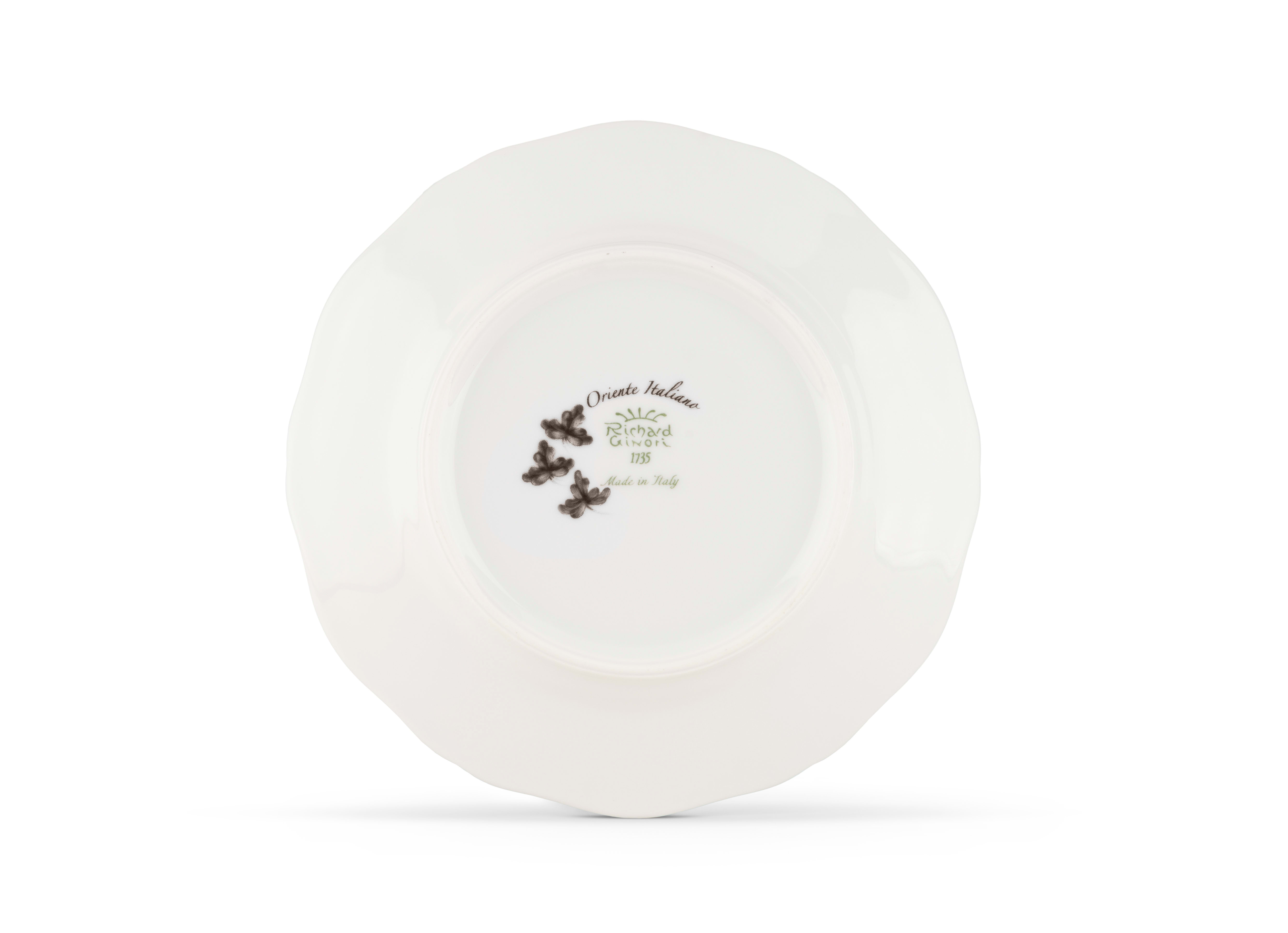 Albus-white porcelain bread plates | GINORI 1735
