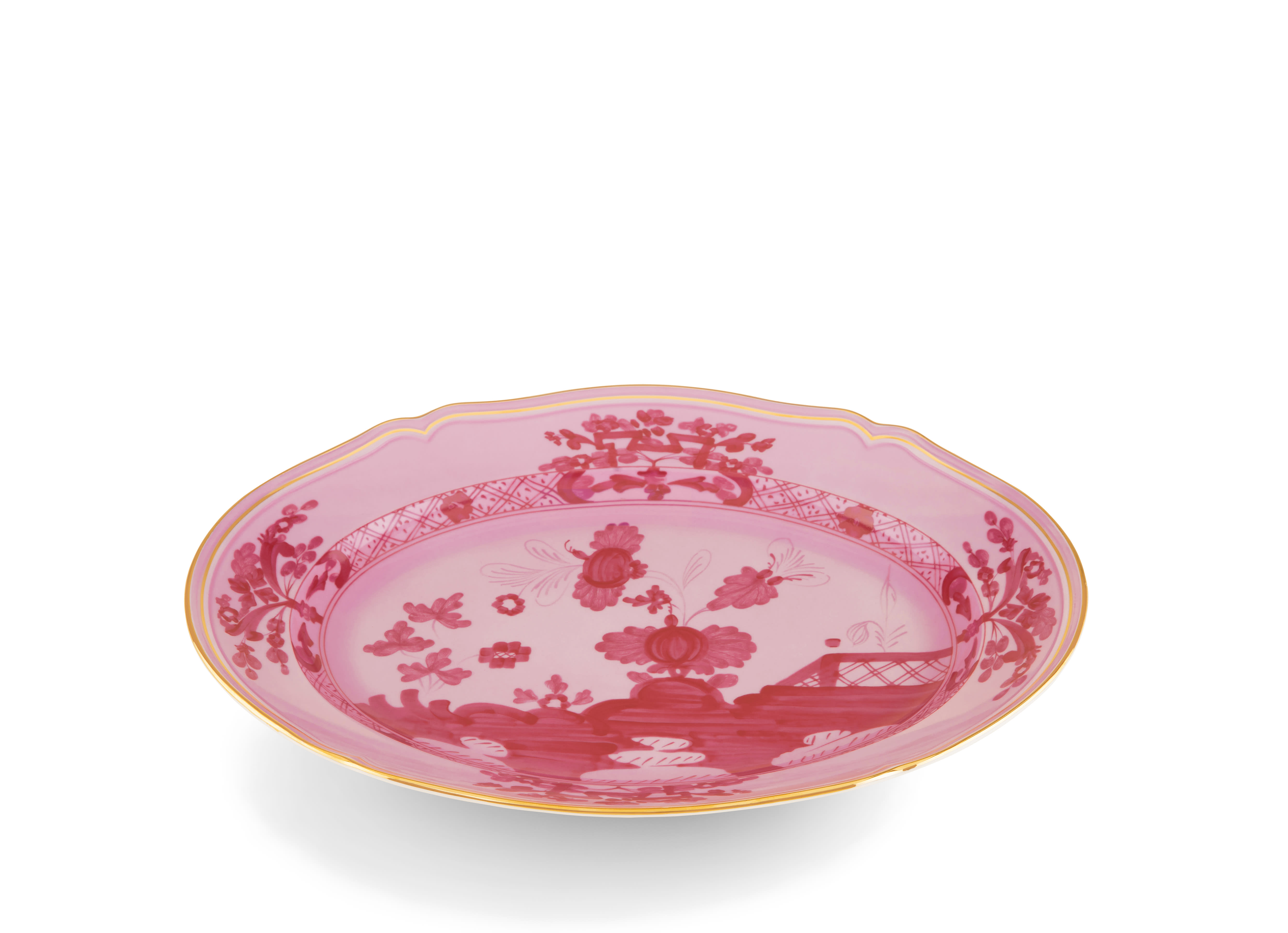 Mauve porcelain oval platter | Ginori1735 | GINORI 1735