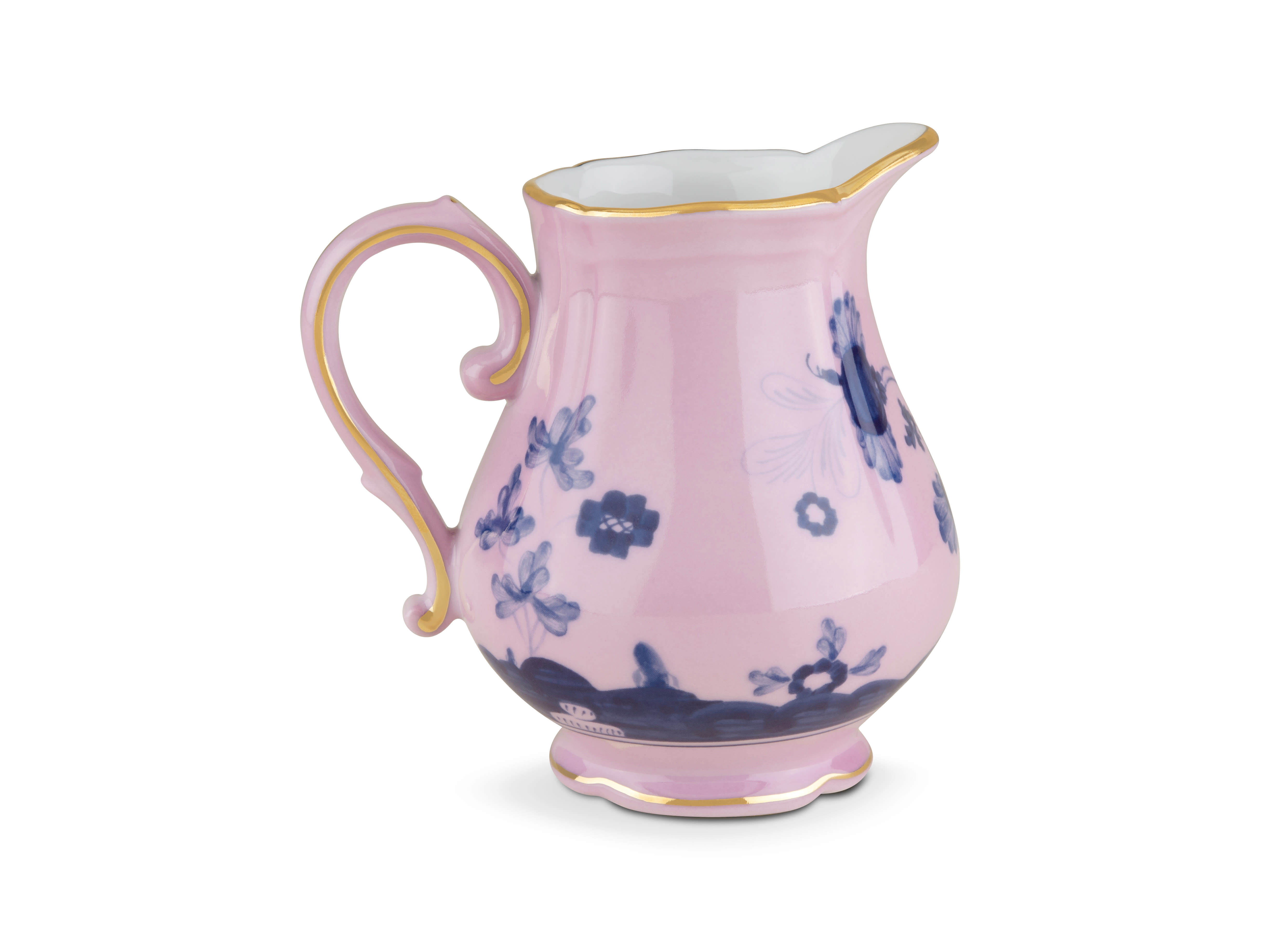 Azalea-pink porcelain milk pitcher | GINORI 1735