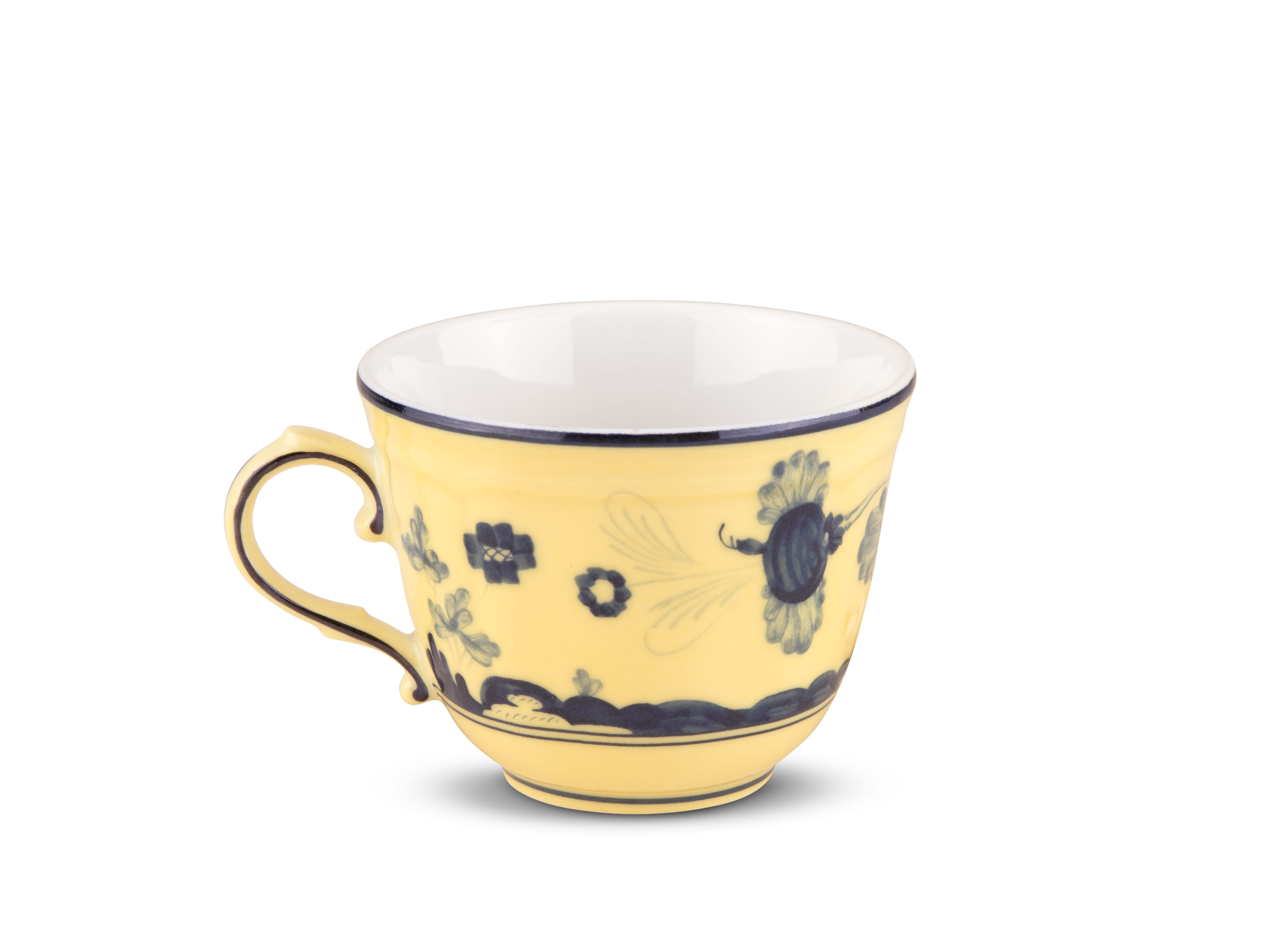Citrine-yellow porcelain espresso cup | GINORI 1735