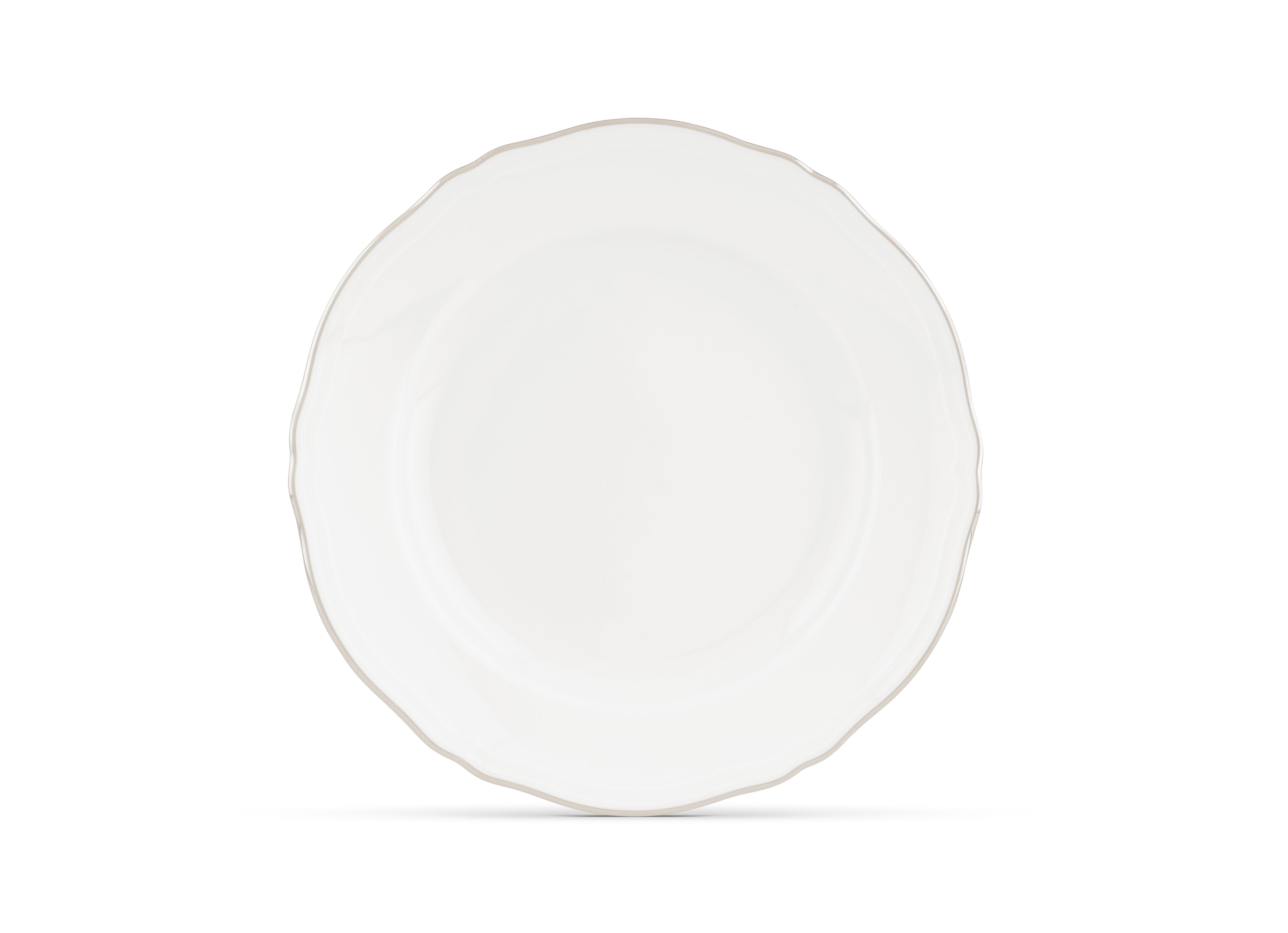 Platinum dessert plate | Corona | GINORI 1735