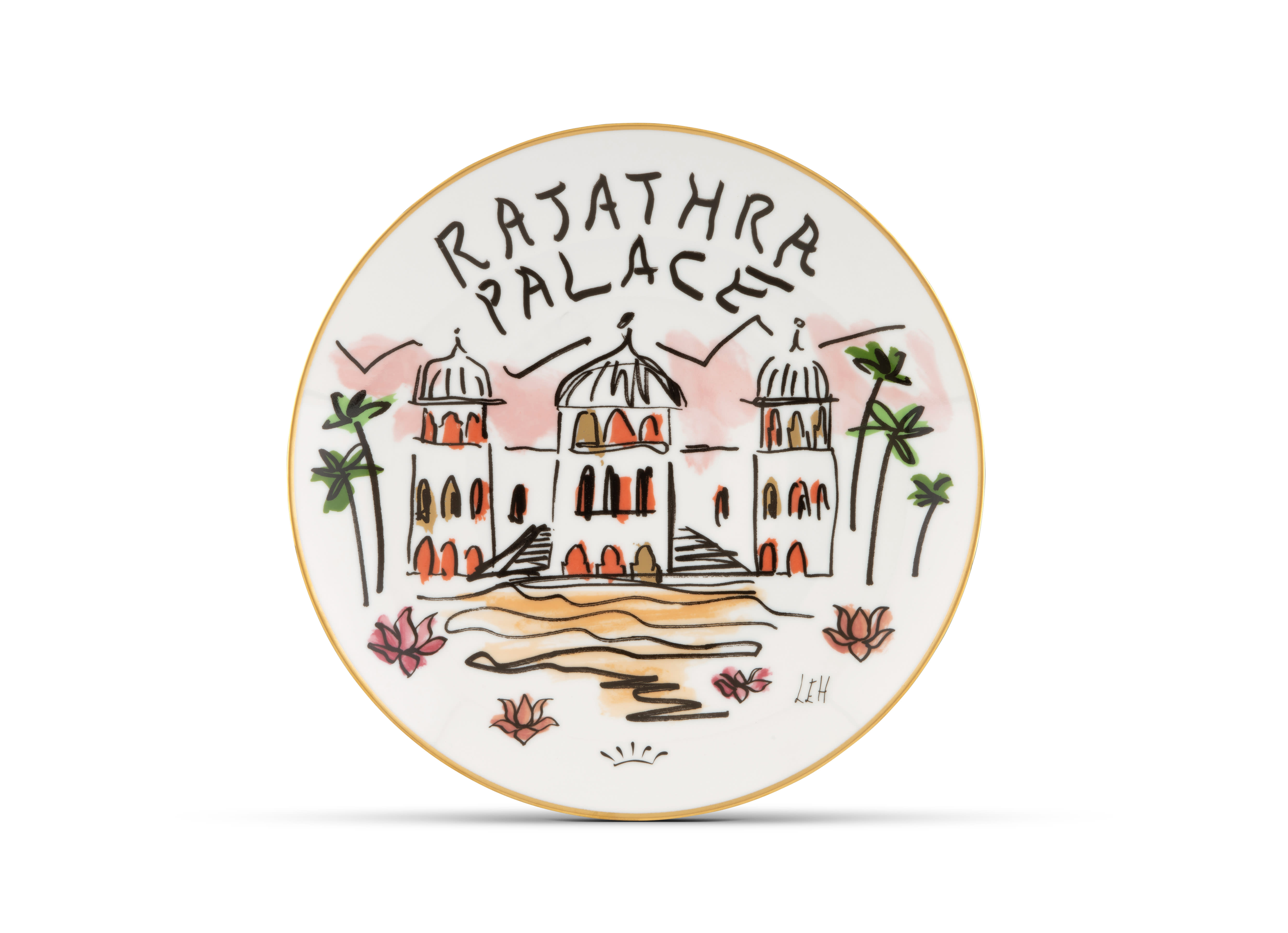 Rajathra Palace Decorative plate | GINORI 1735