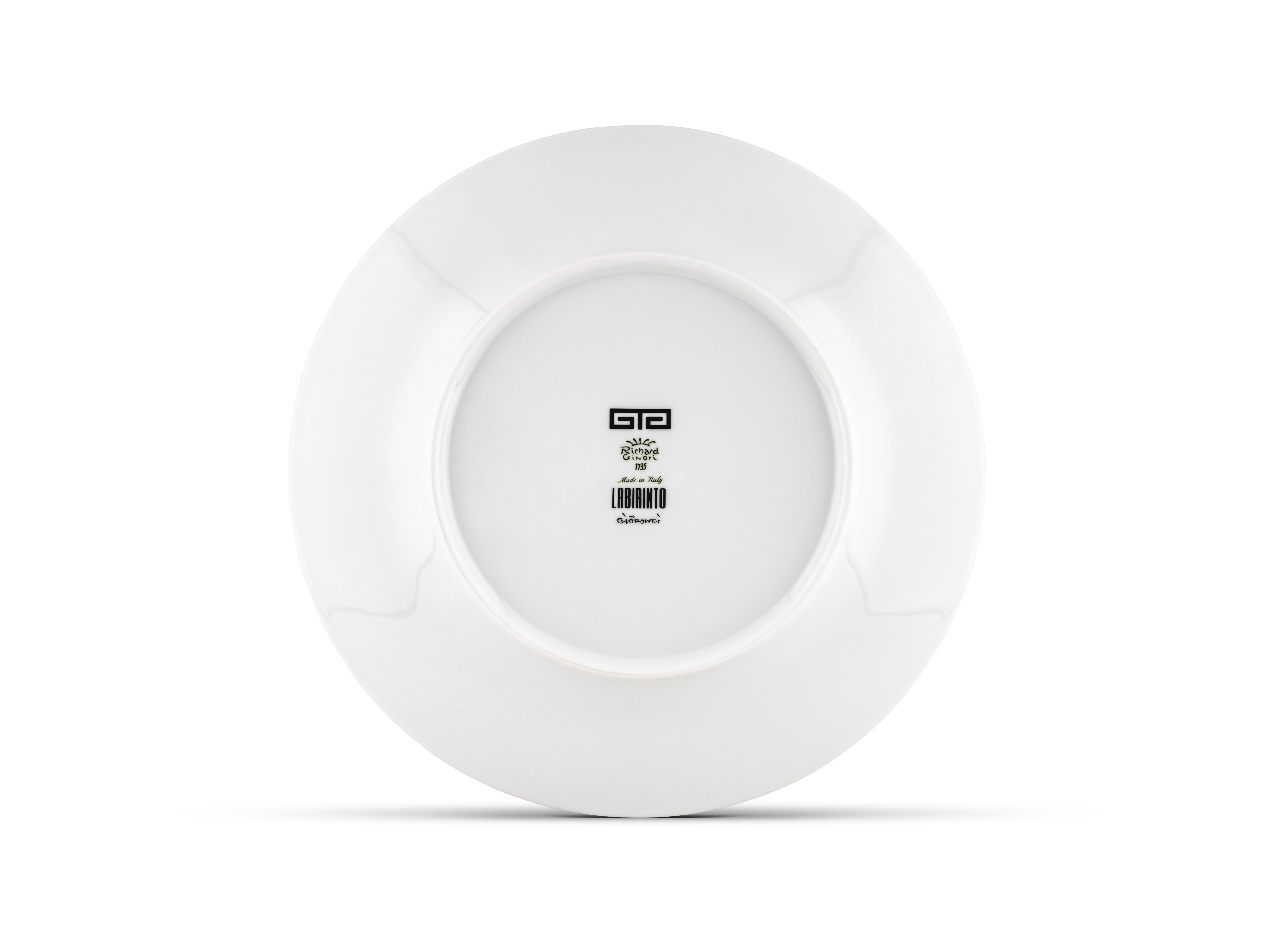 Black charger plate | Labirinto | GINORI 1735