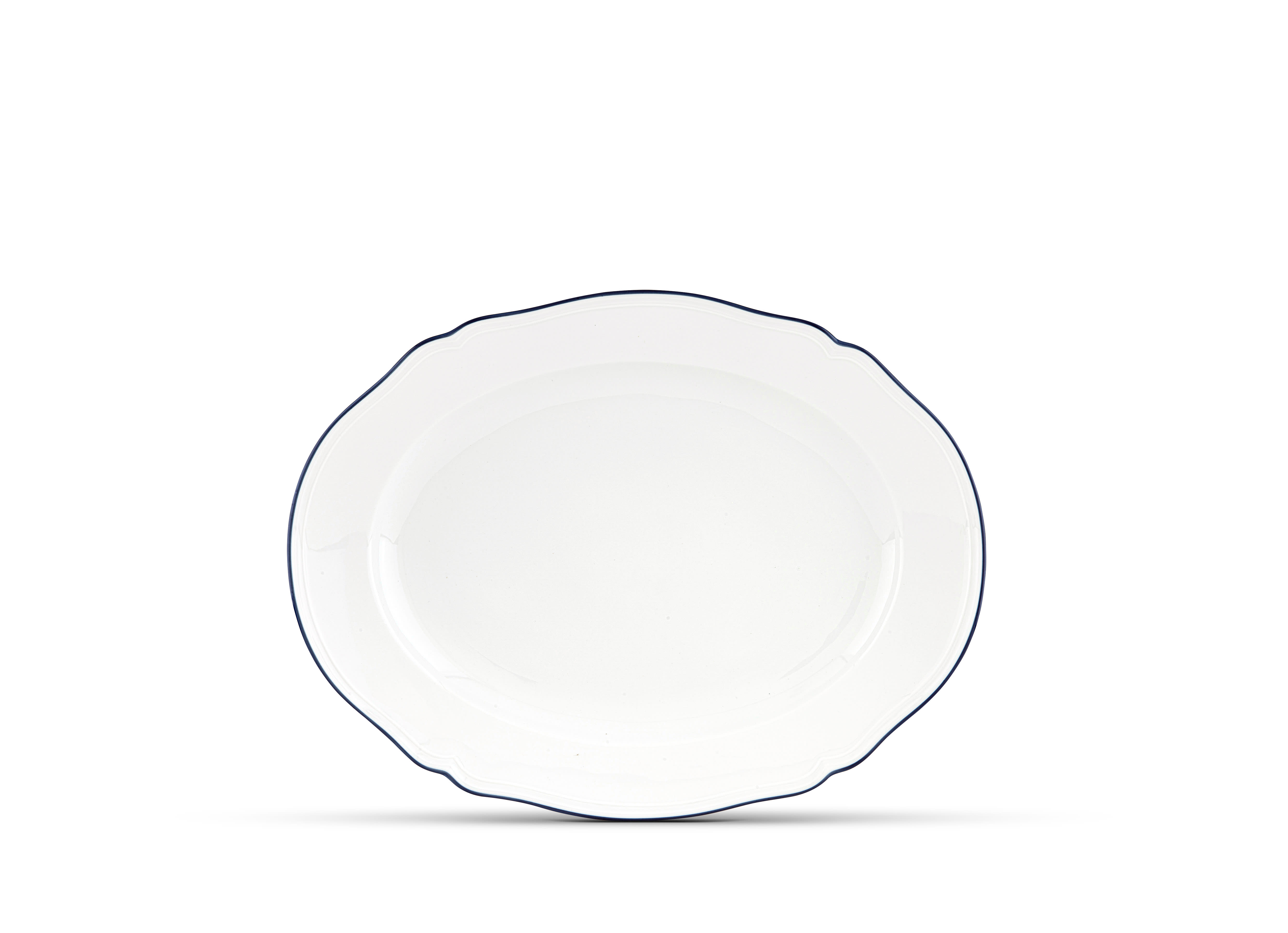 Cobalt Blue Large Oval Platter| Corona | Ginori1735 | GINORI 1735