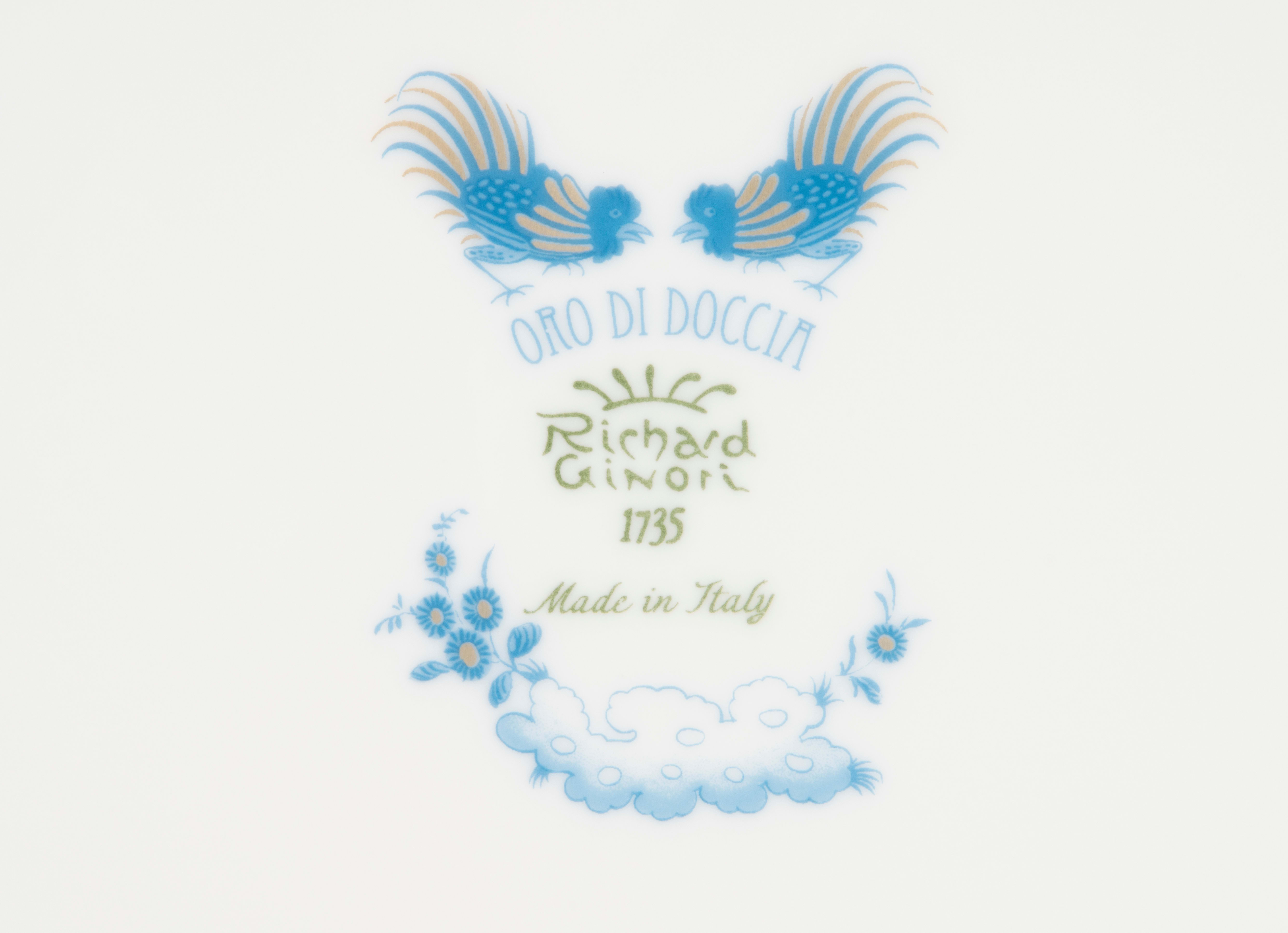 ティーソーサー ターコイズ | GINORI 1735