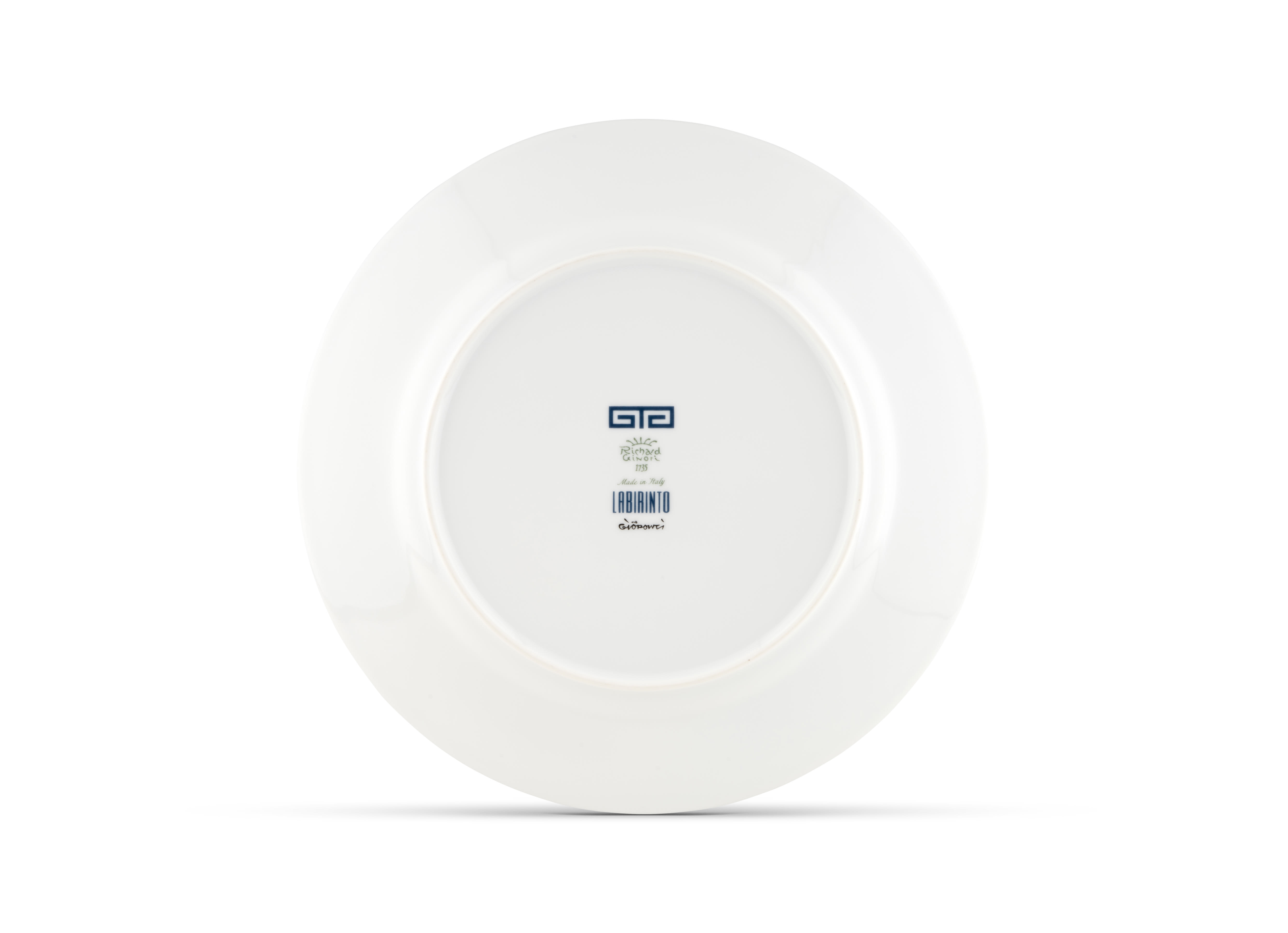 Blue flat plate | Labirinto | GINORI 1735