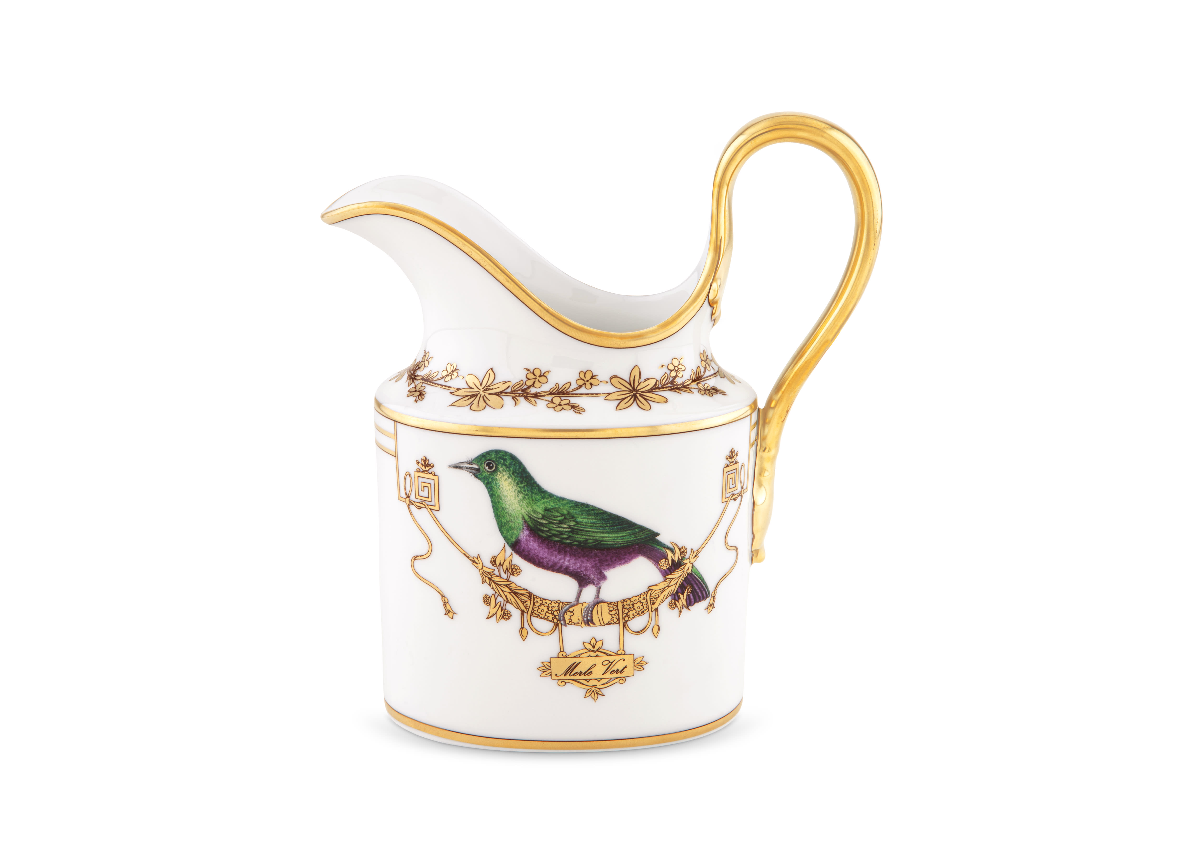 GIOELI-CASTRONOVO,新品未開封,JOURNEY,メロハー,AOR Merle Vert milk pitcher | Voliere | GINORI 1735