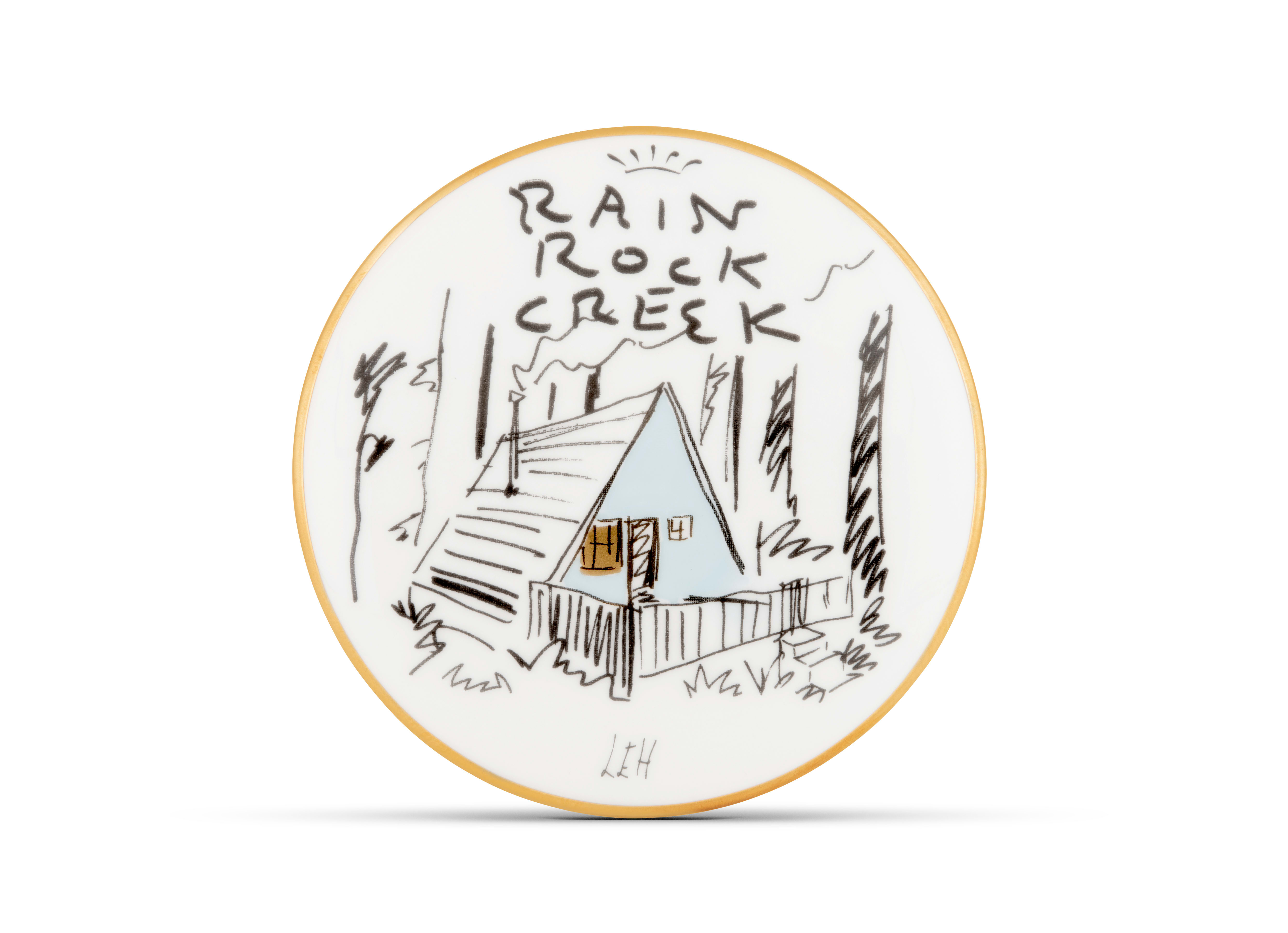 プロフーミ ルキーノ 蓋付きボックス レインロッククリーク | GINORI 1735