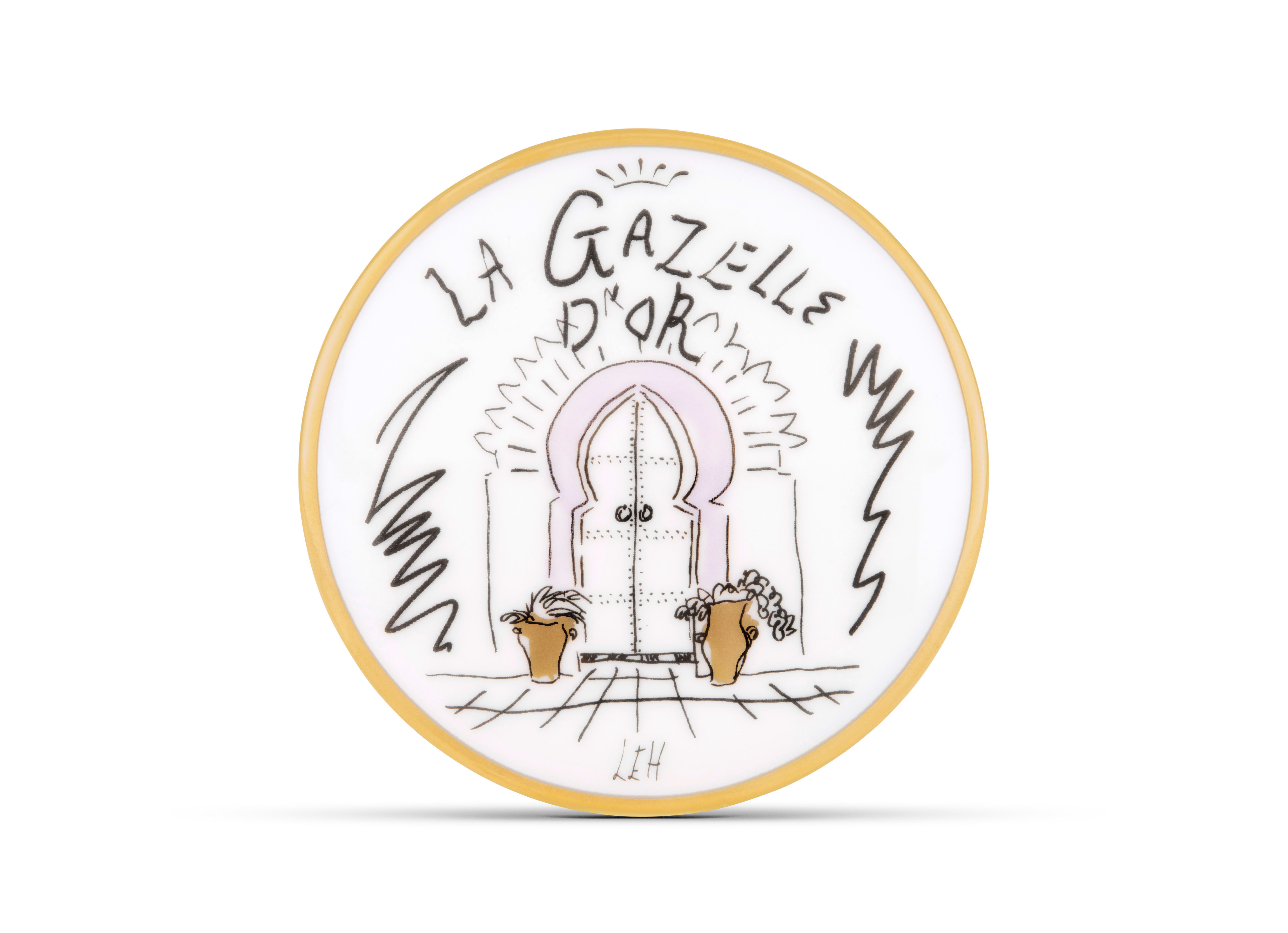 プロフーミ ルキーノ 蓋付きボックス ラ ガゼルドール | GINORI 1735