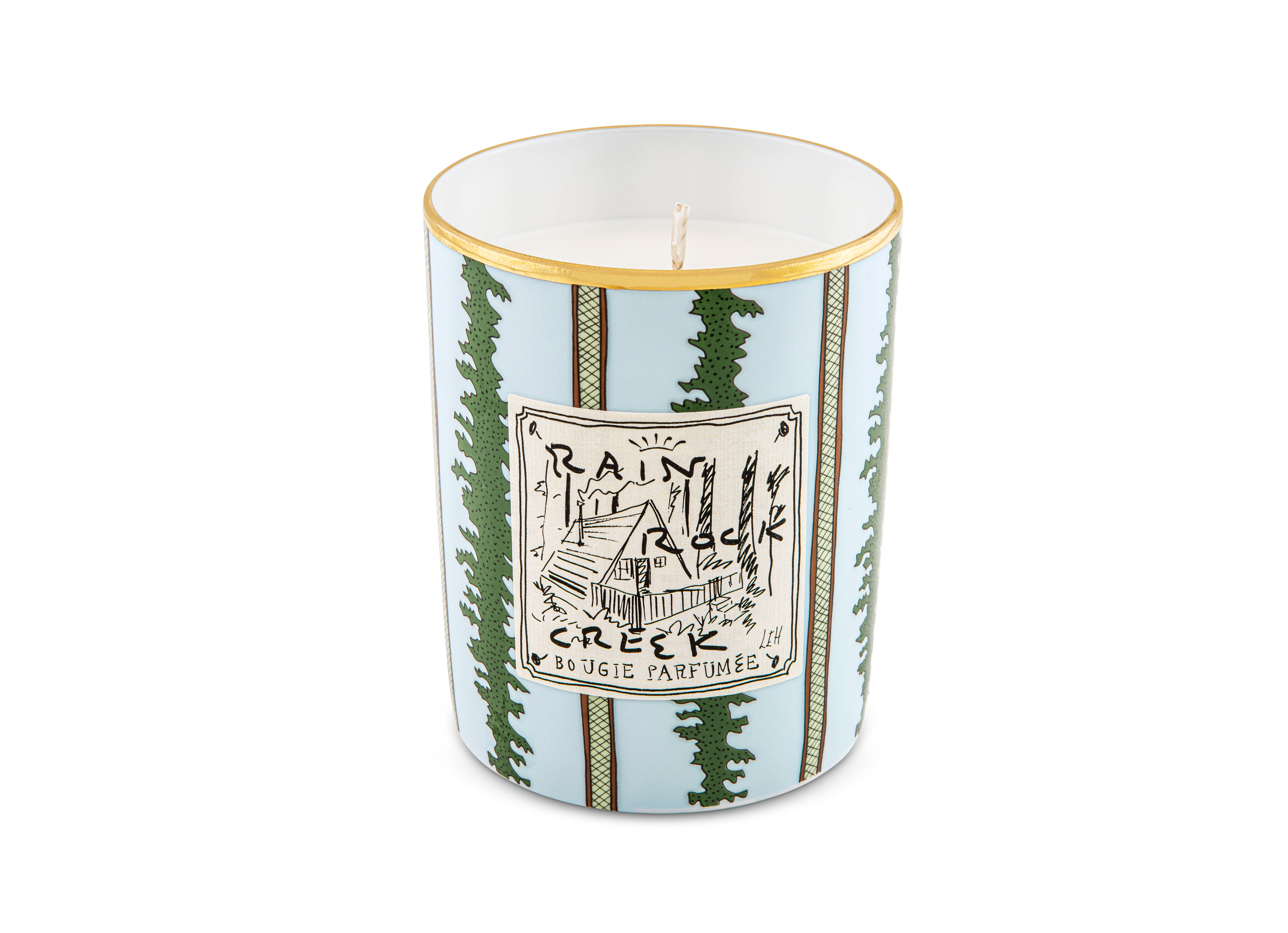 Rain Rock Creek Scented Candle | GINORI 1735