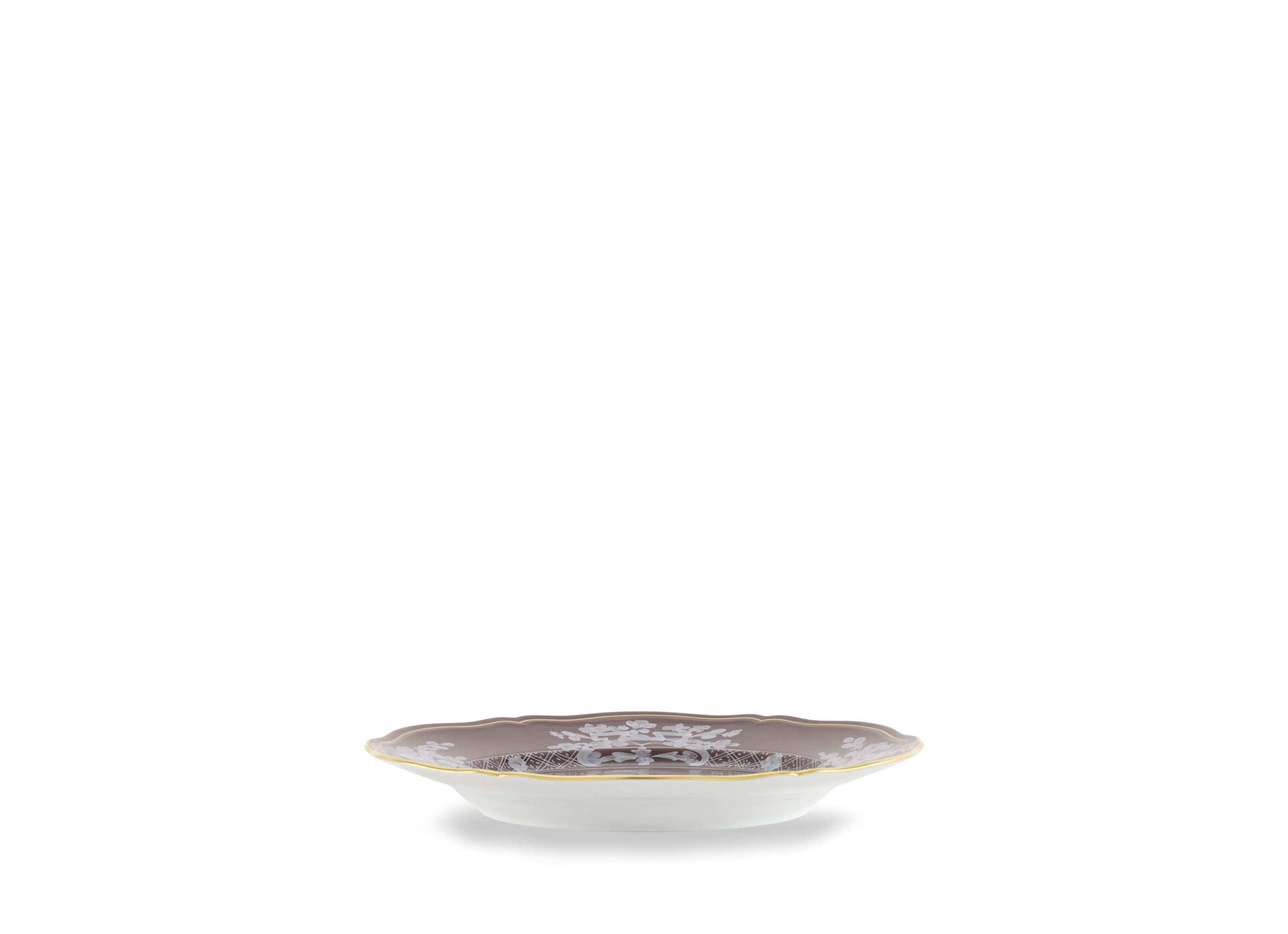 flat plate brown Castagna | Oriente Italiano | GINORI 1735