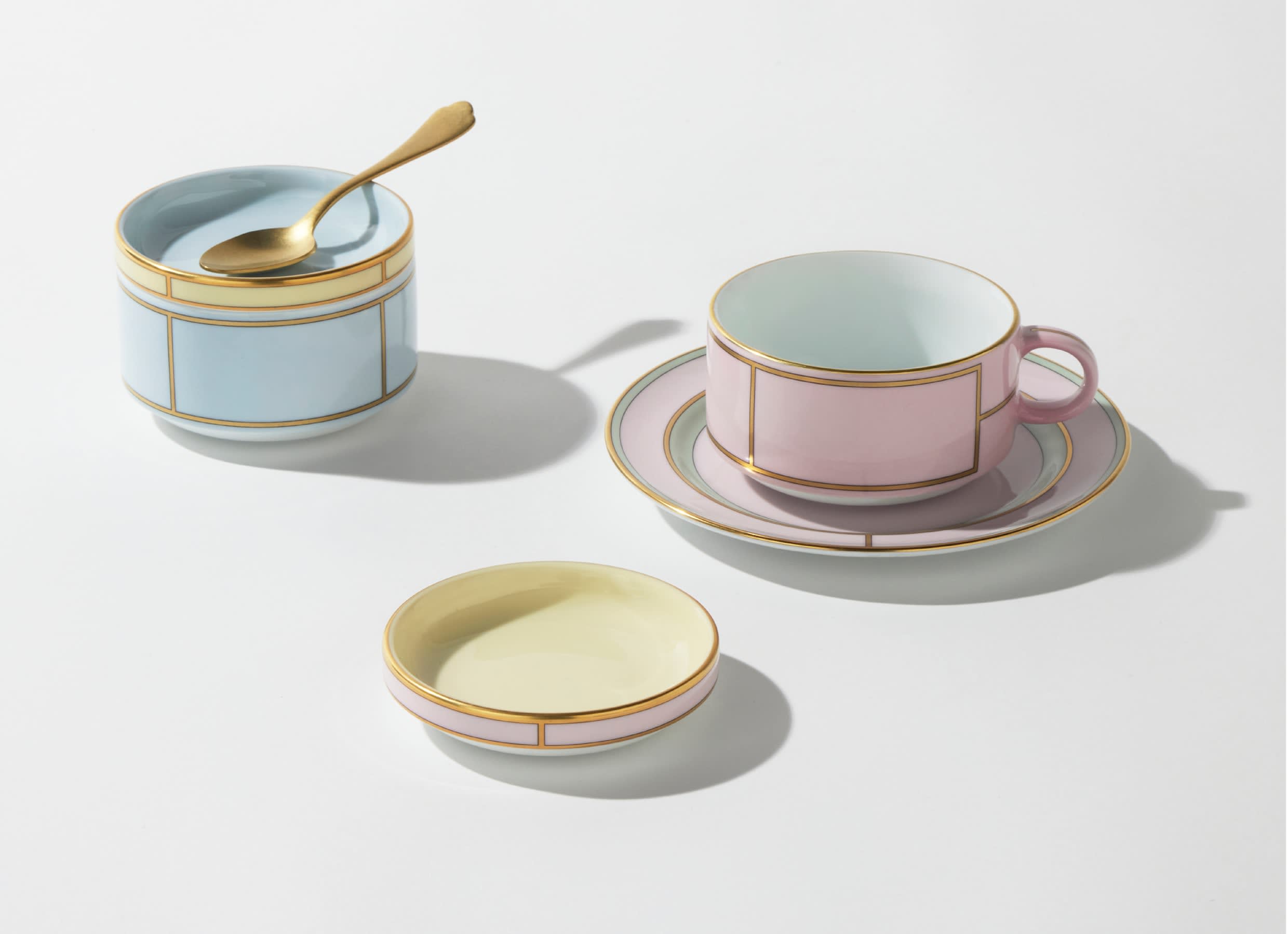 バタープレート 10cm ジャッロ | GINORI 1735