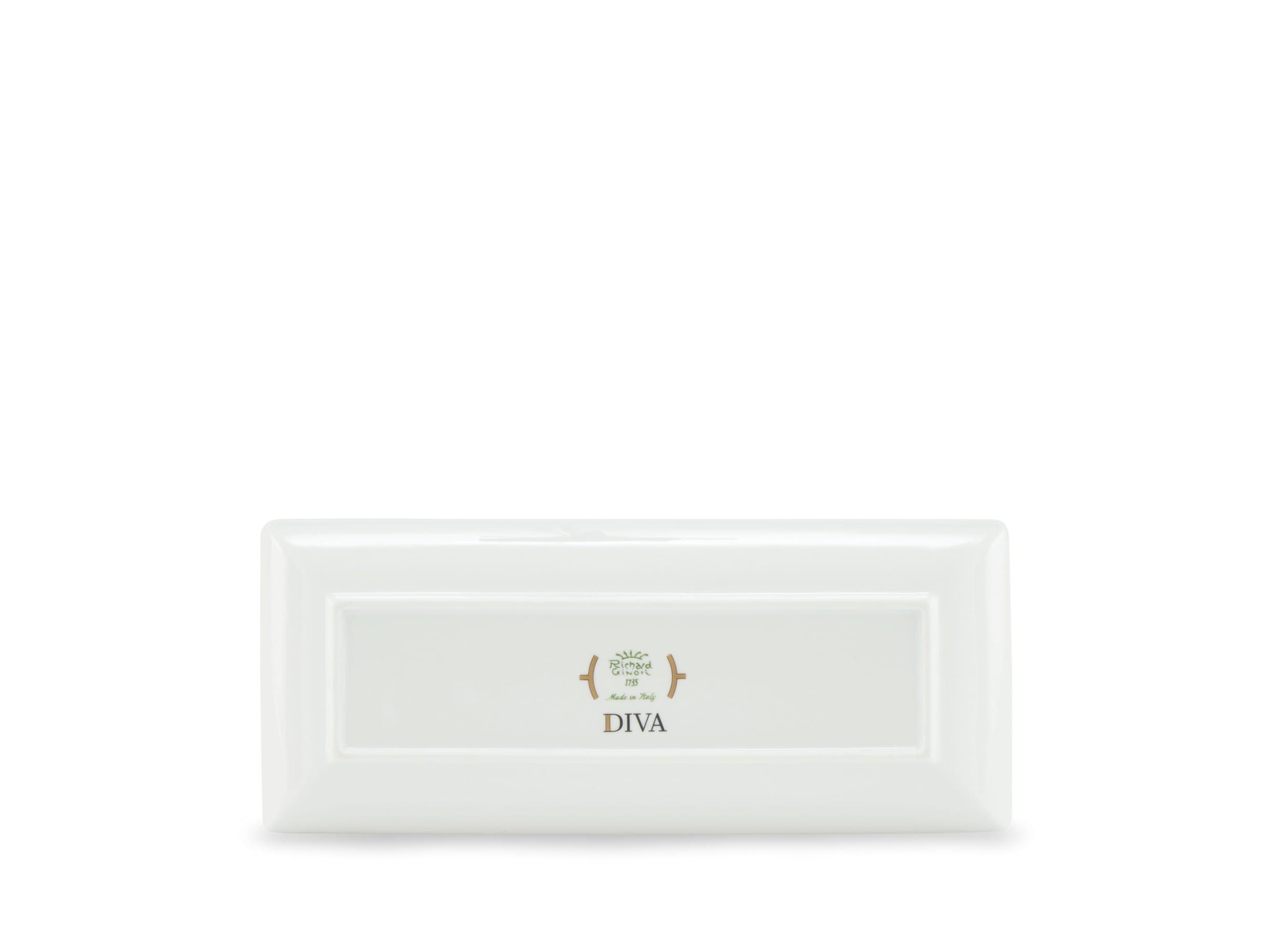 長方形プレート 28x12cm ローザ | GINORI 1735