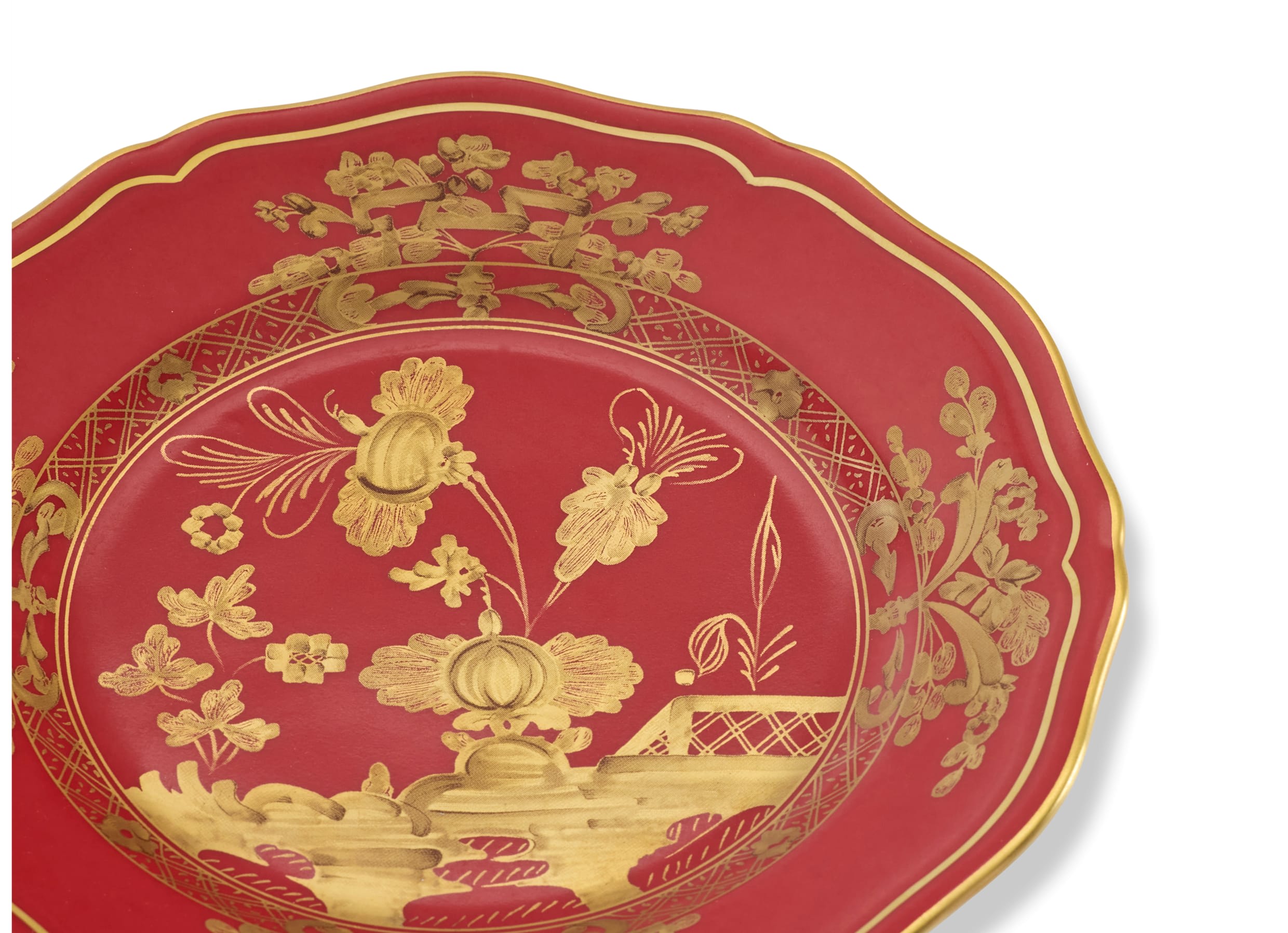Rubrum Bread Plates | Oriente Italiano | GINORI 1735