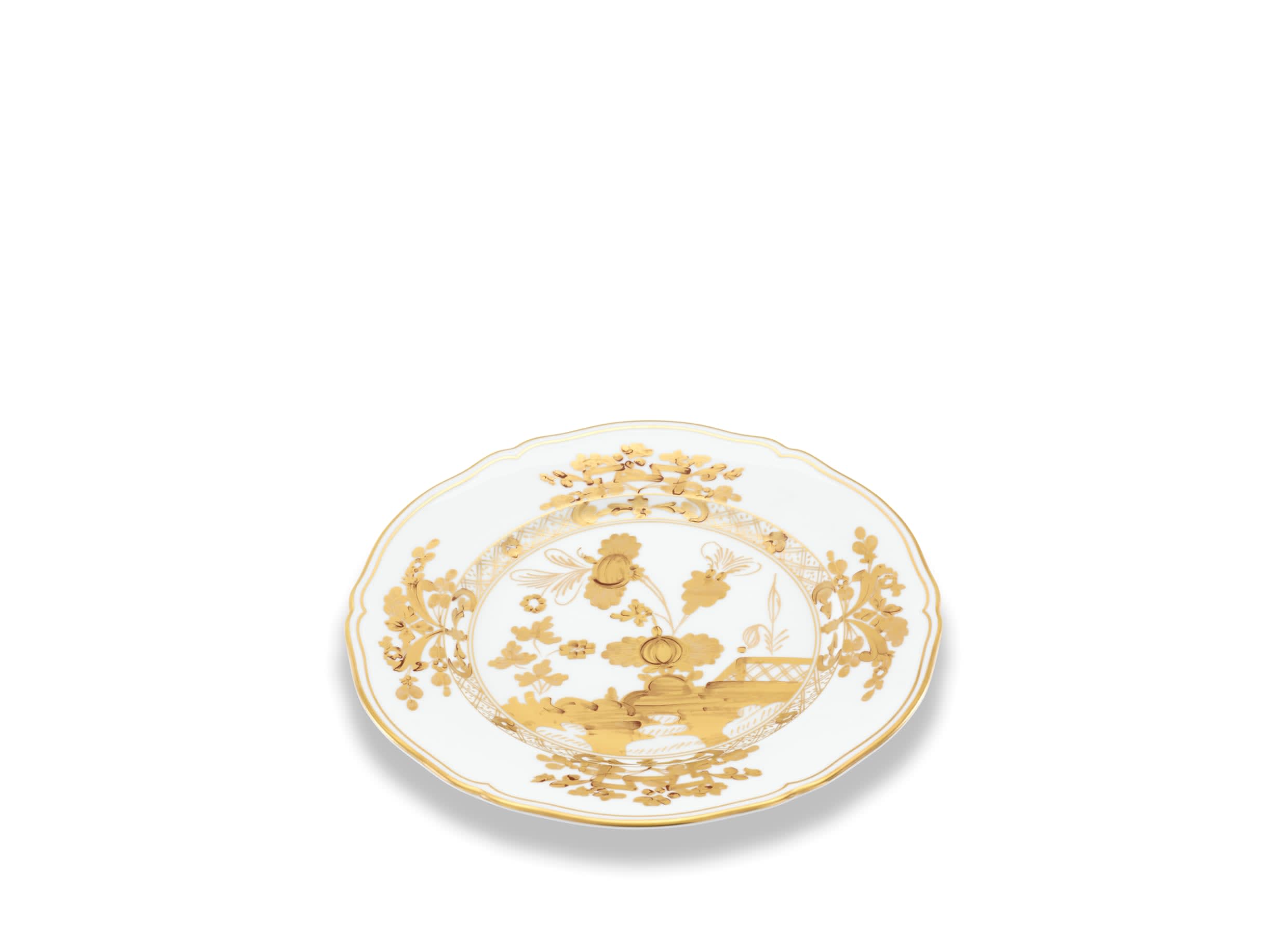 Aurum White Charger Plate | Oriente Italiano | GINORI 1735