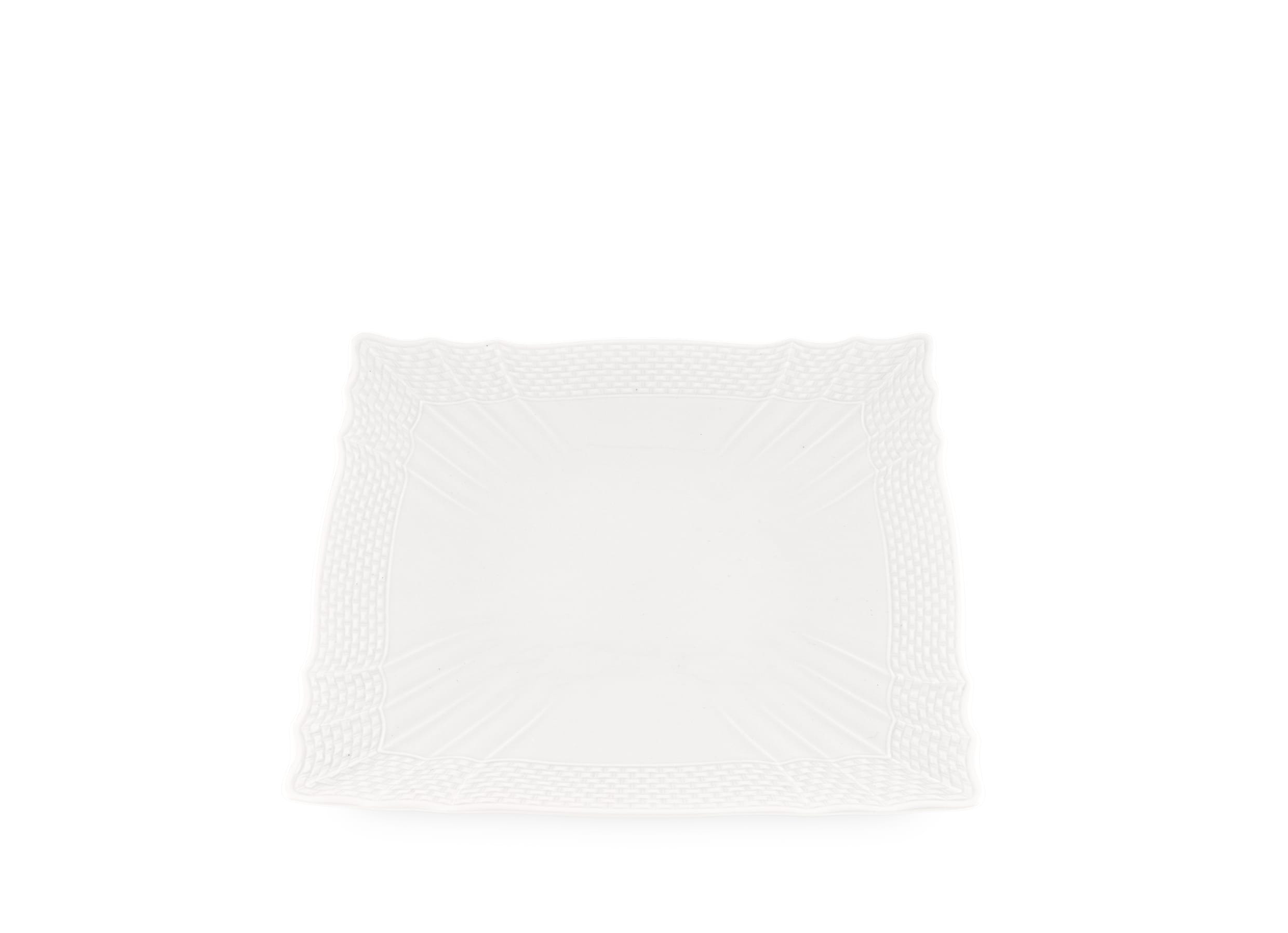 Vecchio Ginori Square White Dessert Plate | GINORI 1735