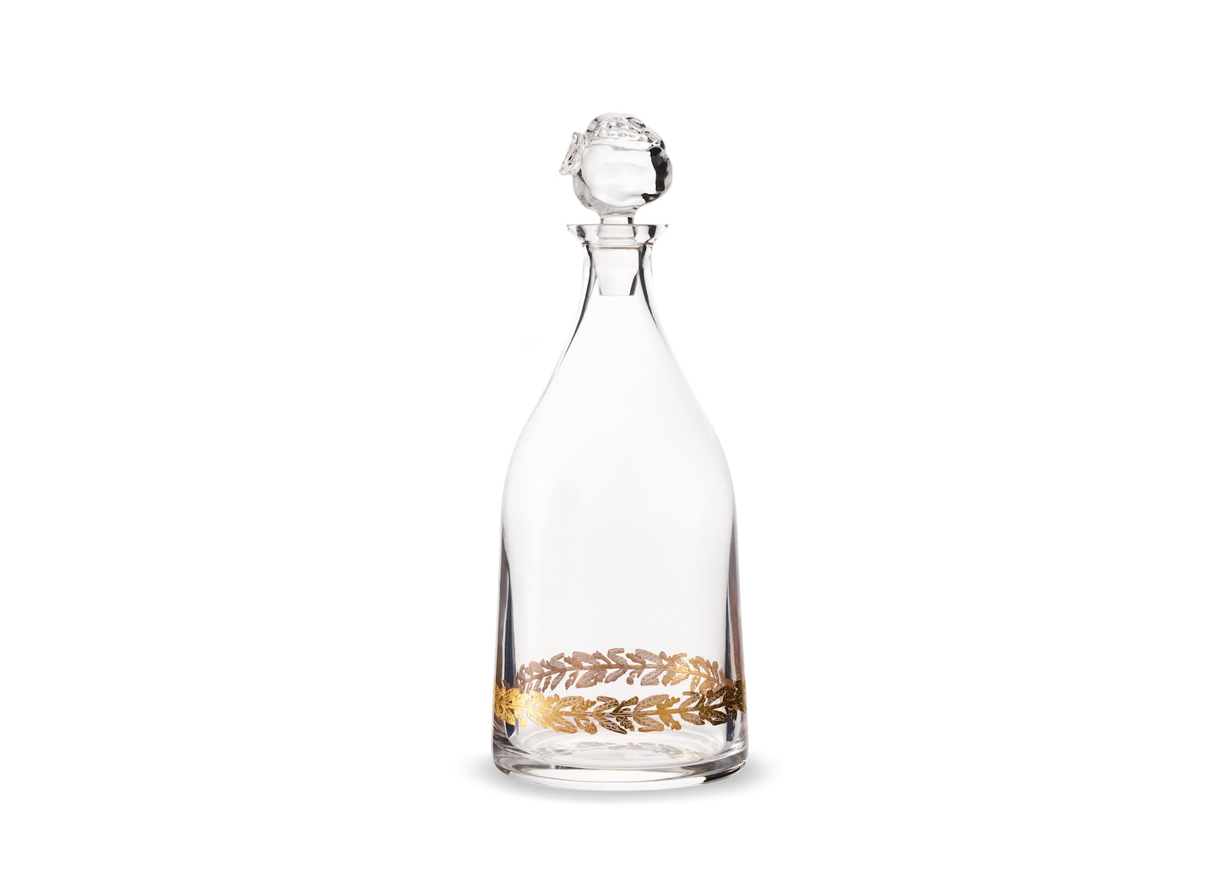 Gold thread crystal decanter | Marchese | GINORI 1735