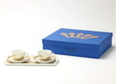TEA SET FOR TWO WITH TRAY AURUM Oriente Italiano - Tesori-5