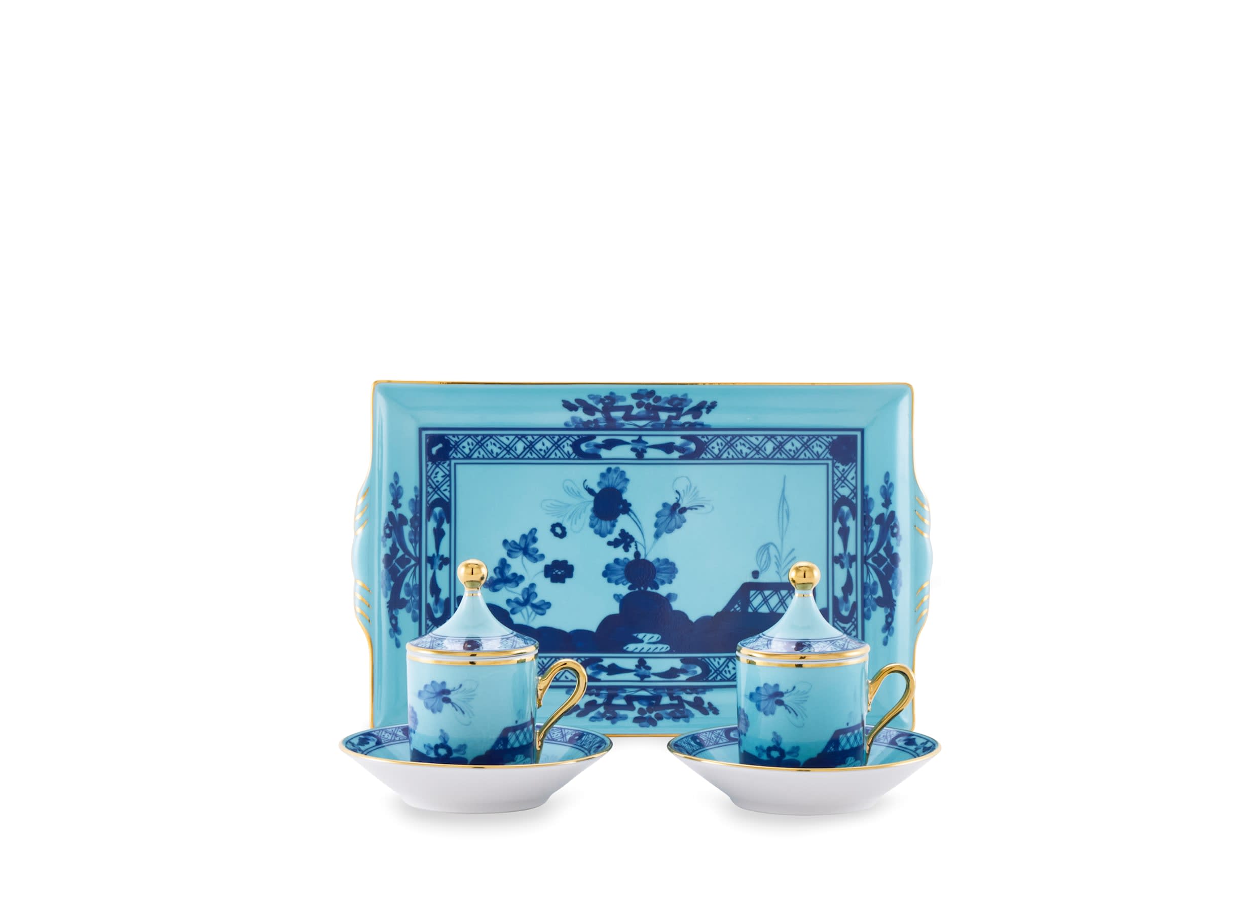 Porcelain tea cups and coffee cups| Ginori 1735