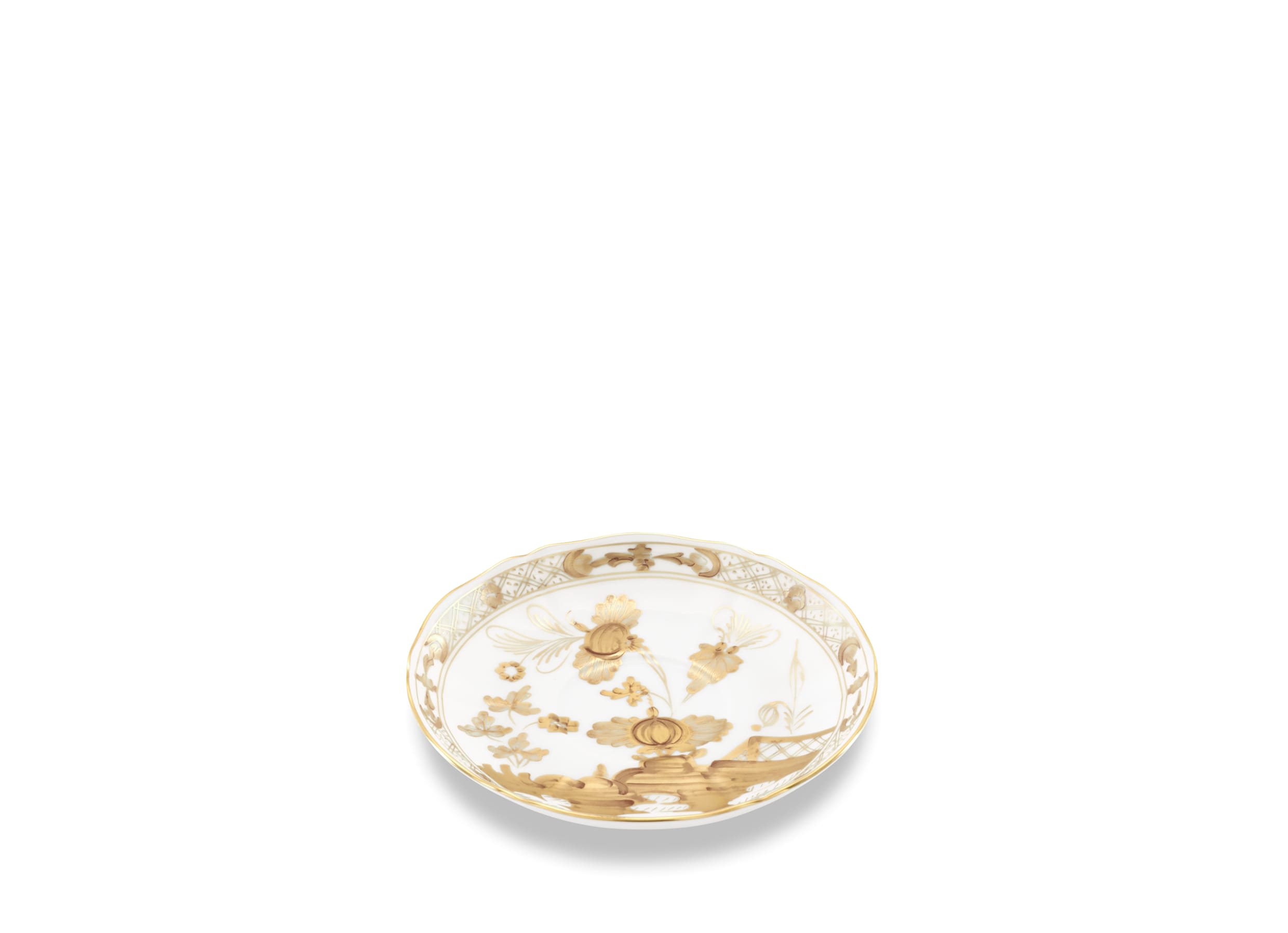 Aurum White Tea saucer | Oriente Italiano | GINORI 1735
