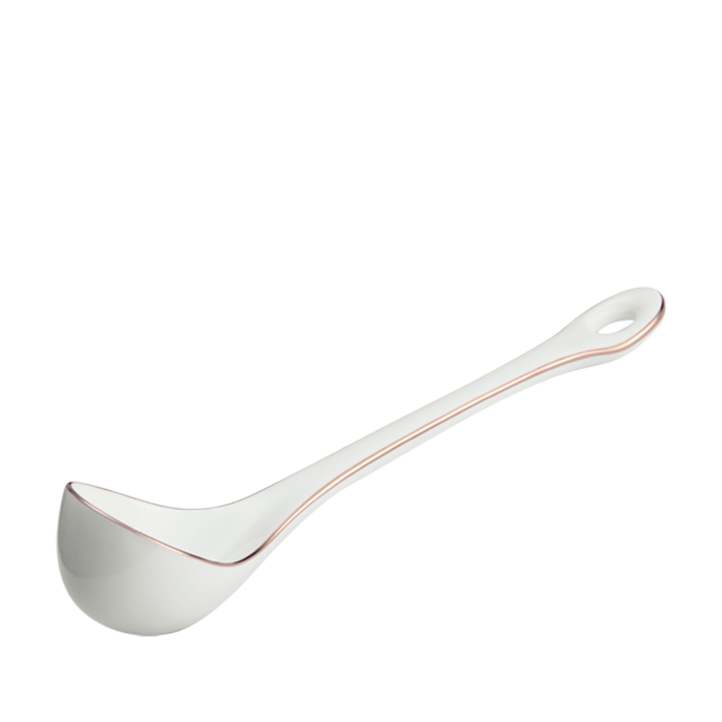 Gravy boat spoon filo platino GINORI 1735