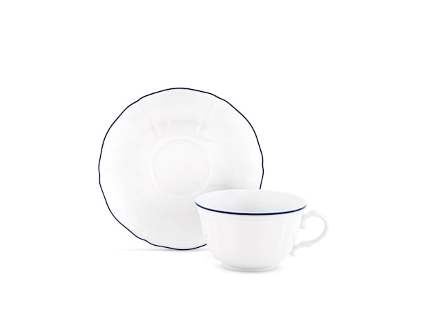 Cobalt blue tea cup | Corona | GINORI 1735
