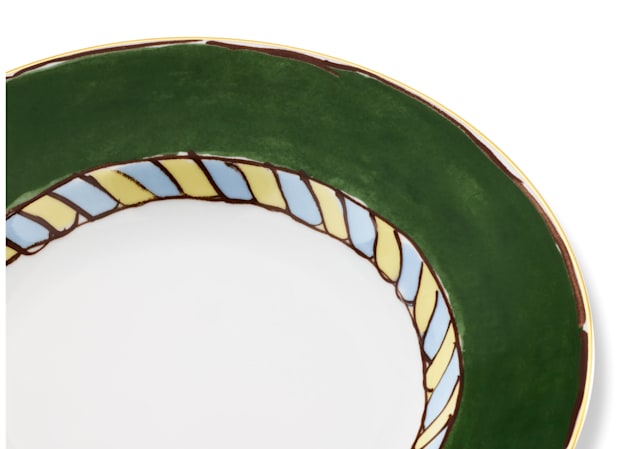 パスタプレート 24cm グリーン | イルヴィアッジョディネットゥーノ