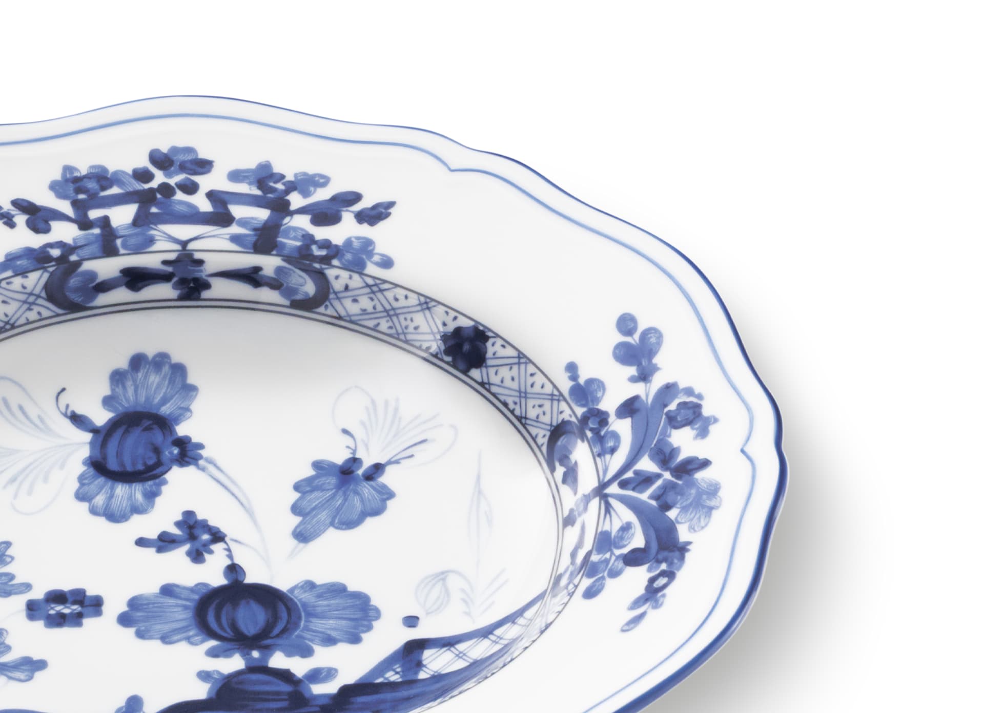 Soup plate Indaco | Oriente Italiano | GINORI 1735