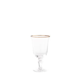 Medici CALICI DA ACQUA CRISTALLO FILO PLATINO
