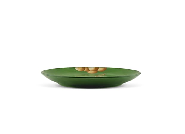 ASSIETTE DÉCORATIVE LA VENATORIA AMAZZONE CON CORNO - VERTArte di Gio Ponti-4