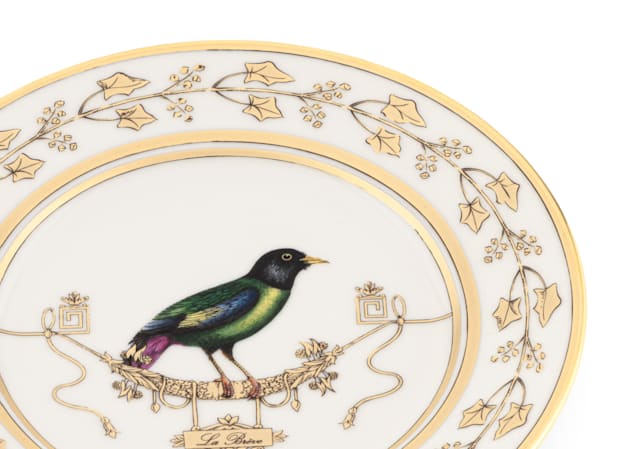 La Brève bread plate | Volière | GINORI 1735