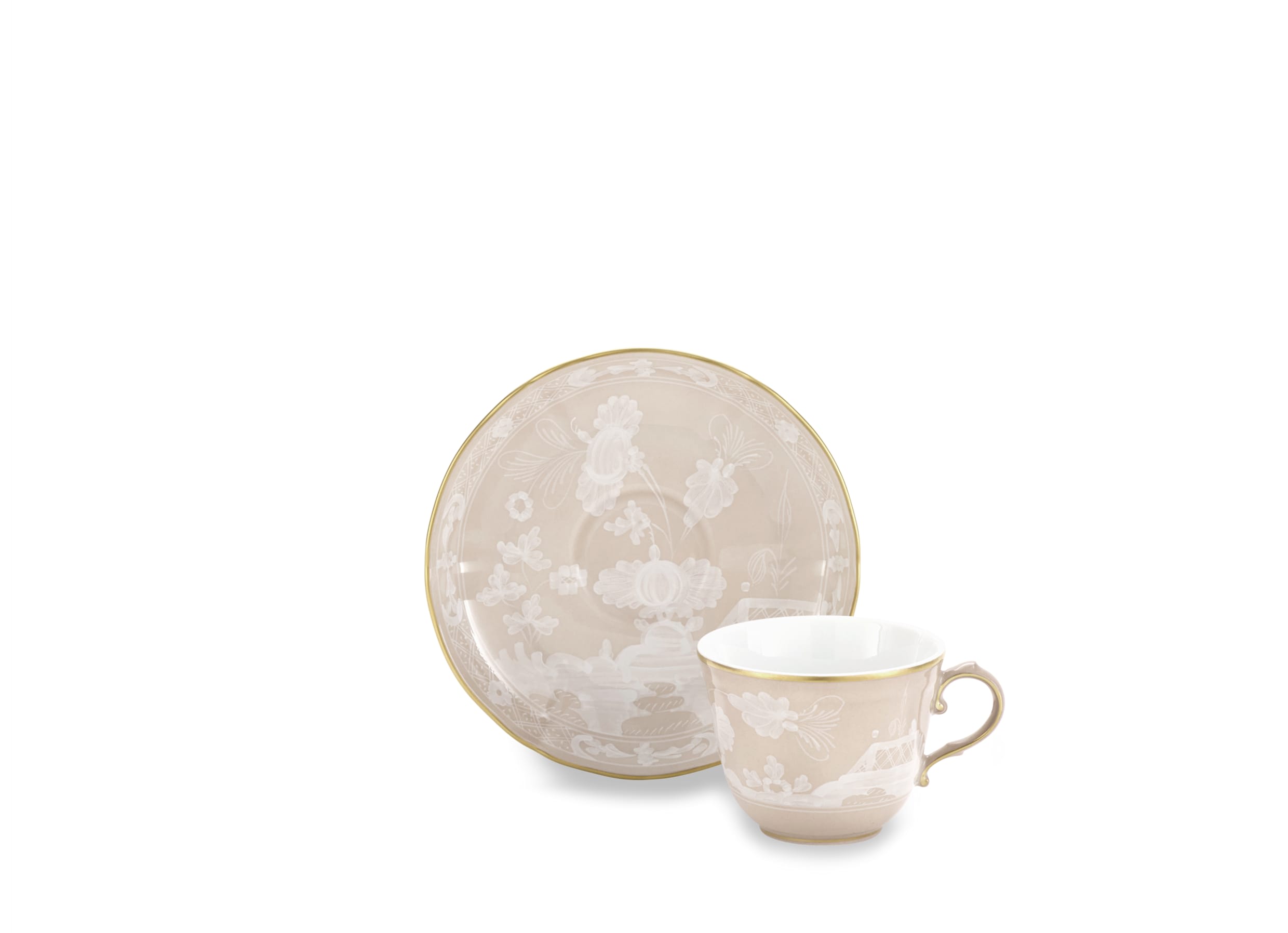 Espresso cup beige Meringa | Oriente Italiano | GINORI 1735