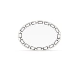 OVAL PLATTER NERO Catene-1