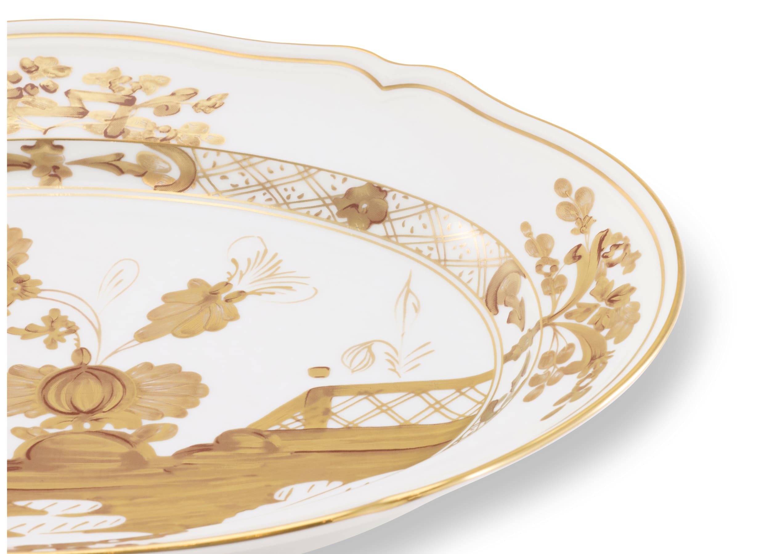 Oval platter Aurum | Oriente Italiano | GINORI 1735