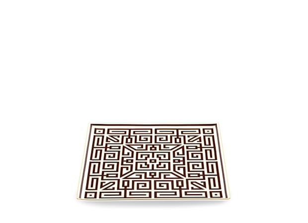SQUARE CENTERPIECE EBANO Labirinto-2
