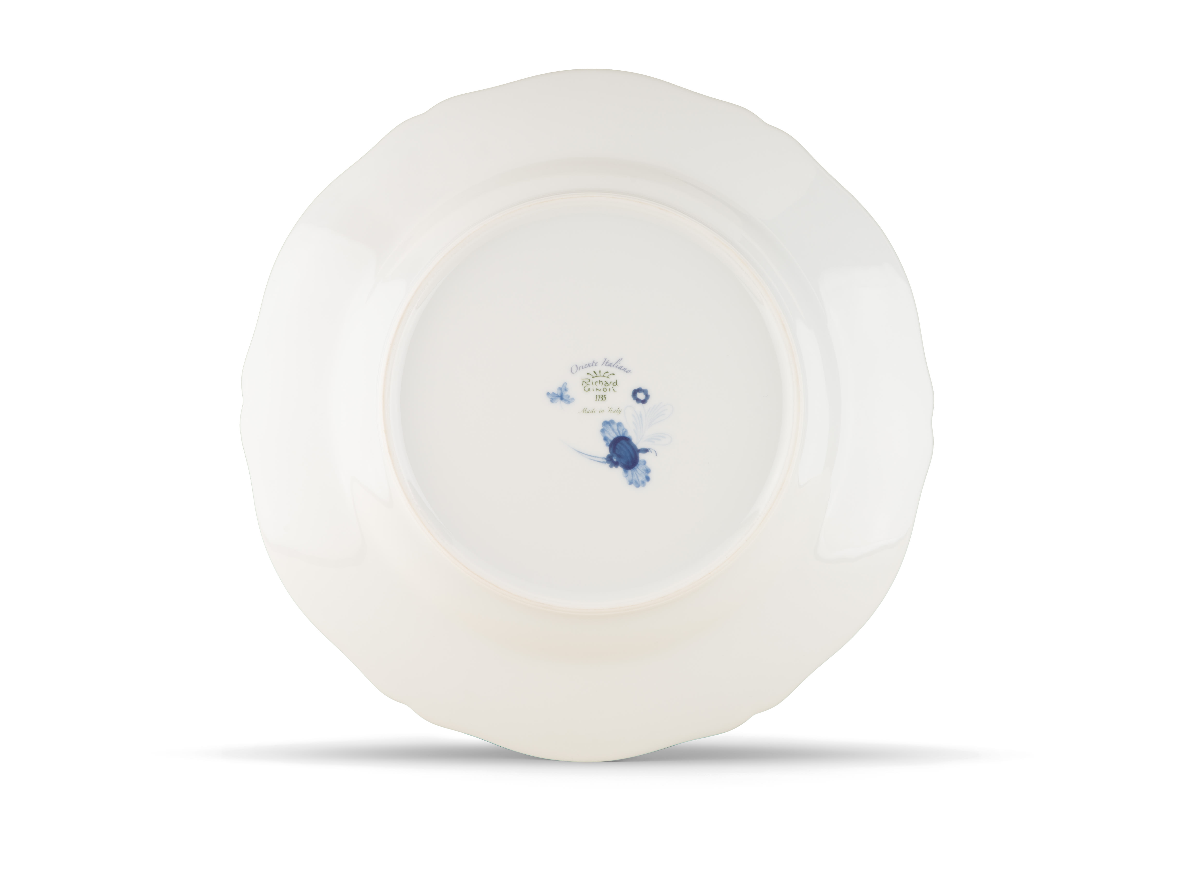 Iris-blue porcelain round platter | Ginori1735 | GINORI 1735