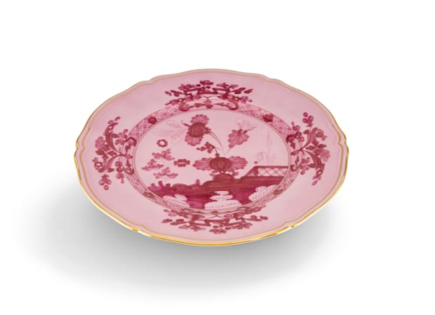 Mauve porcelain charger plate | GINORI 1735