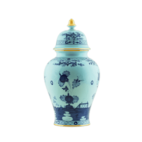 Oriente Italiano LARGE POTICHE VASE IRIS