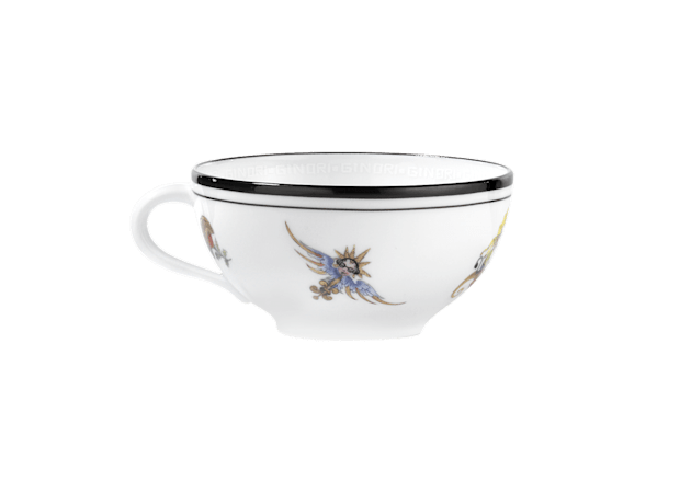 Mug Irish Coffee Set of 2 White with GOLD Trim NEW Cup Mug Tea Coffee