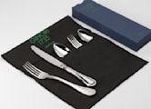 SET COUVERTS 5 PIÈCES ACIER INOXYDABLEGinevra-2
