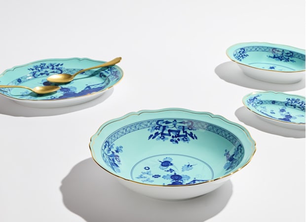 SERVING BOWL IRIS Oriente Italiano-6