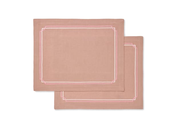 SETS DE TABLE EN LIN ROSA ANTICOOrlis-1