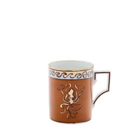 Espresso set for two Terracotta | Viaggio Di Nettuno | GINORI 1735