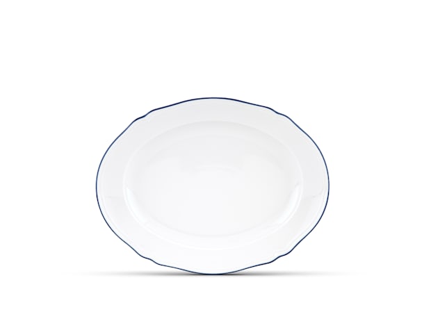 OVAL PLATTER BLU COBALTOCorona