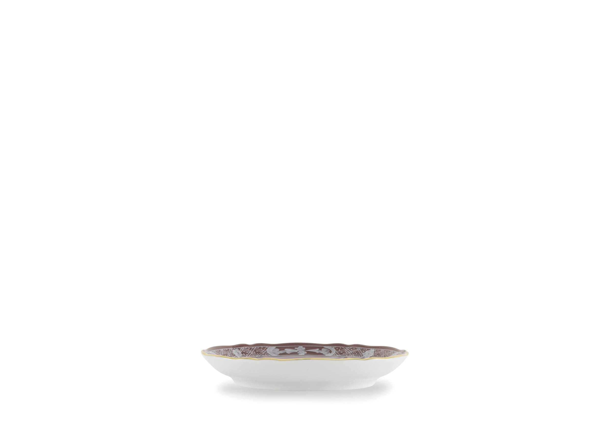 Espresso saucer brown Castagna | Oriente Italiano | GINORI 1735
