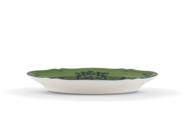 OVAL PLATTER MALACHITE Oriente Italiano-4