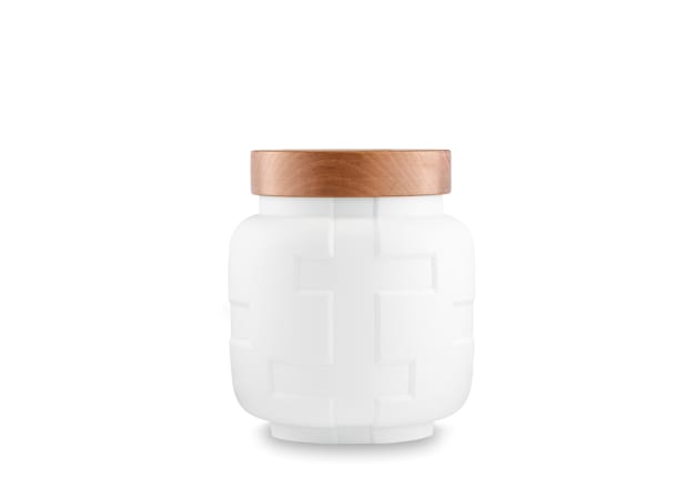 VASE WITH LID JUNCTION OVERLAPPING BANDSOfficina Ultra-2