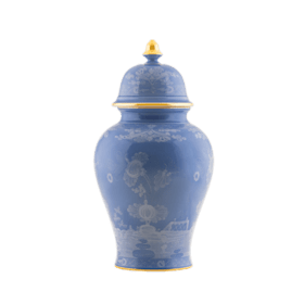 Oriente Italiano LARGE POTICHE VASE PERVINCA