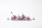 ESPRESSO SET FOR FOUR AZALEA Oriente Italiano - Tesori-3
